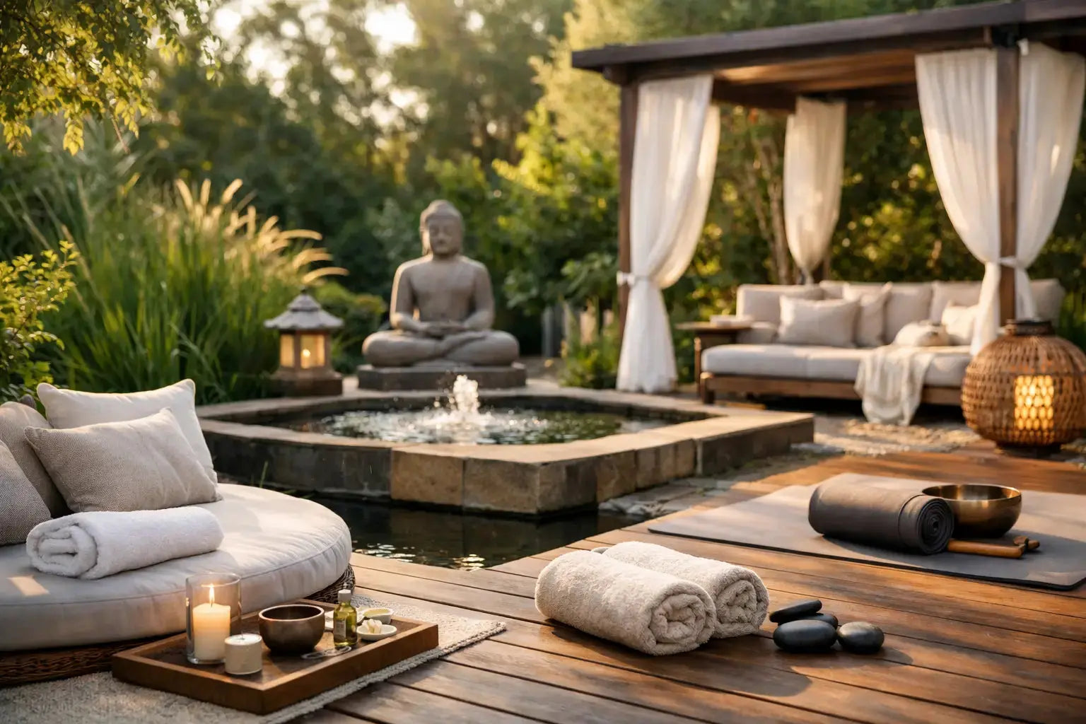 How to Design an Outdoor Wellness Space