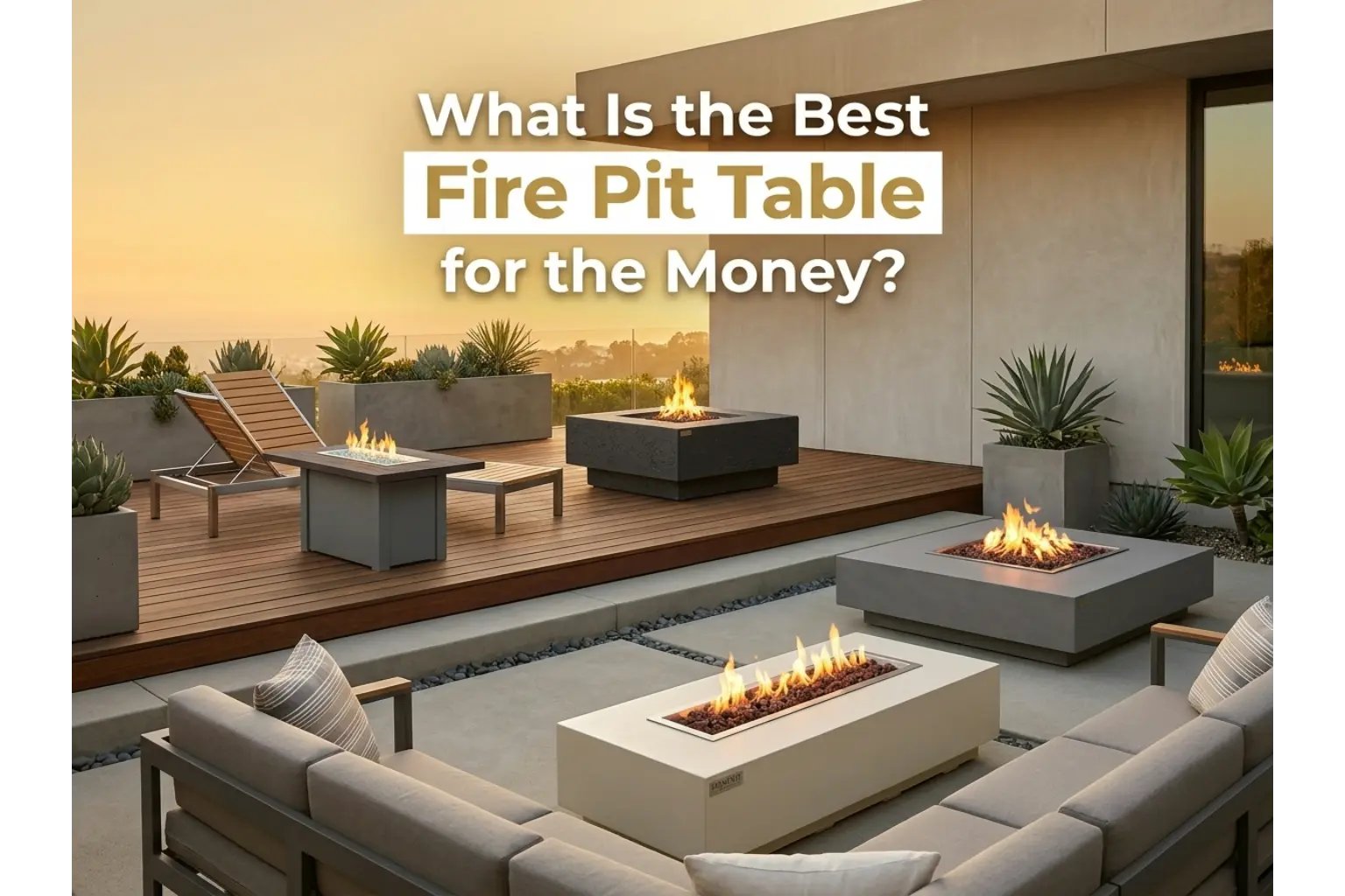 What Is the Best Fire Pit Table for the Money? All Season Patio Company