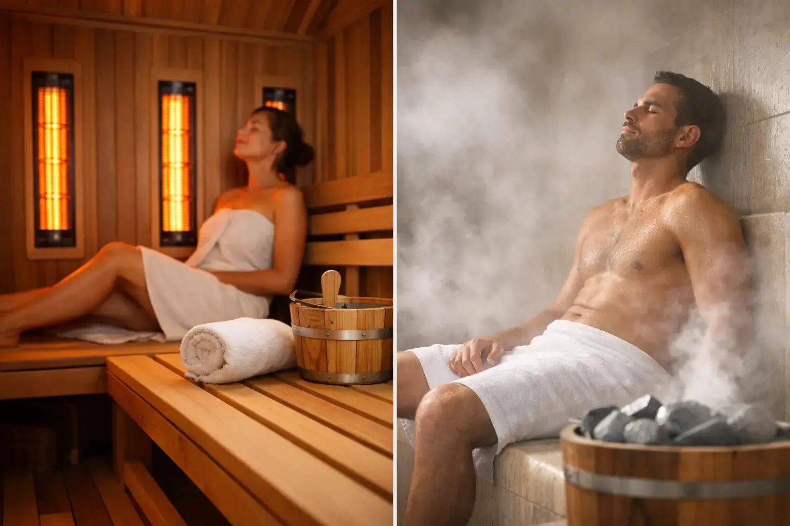 Infrared Sauna vs Steam Sauna