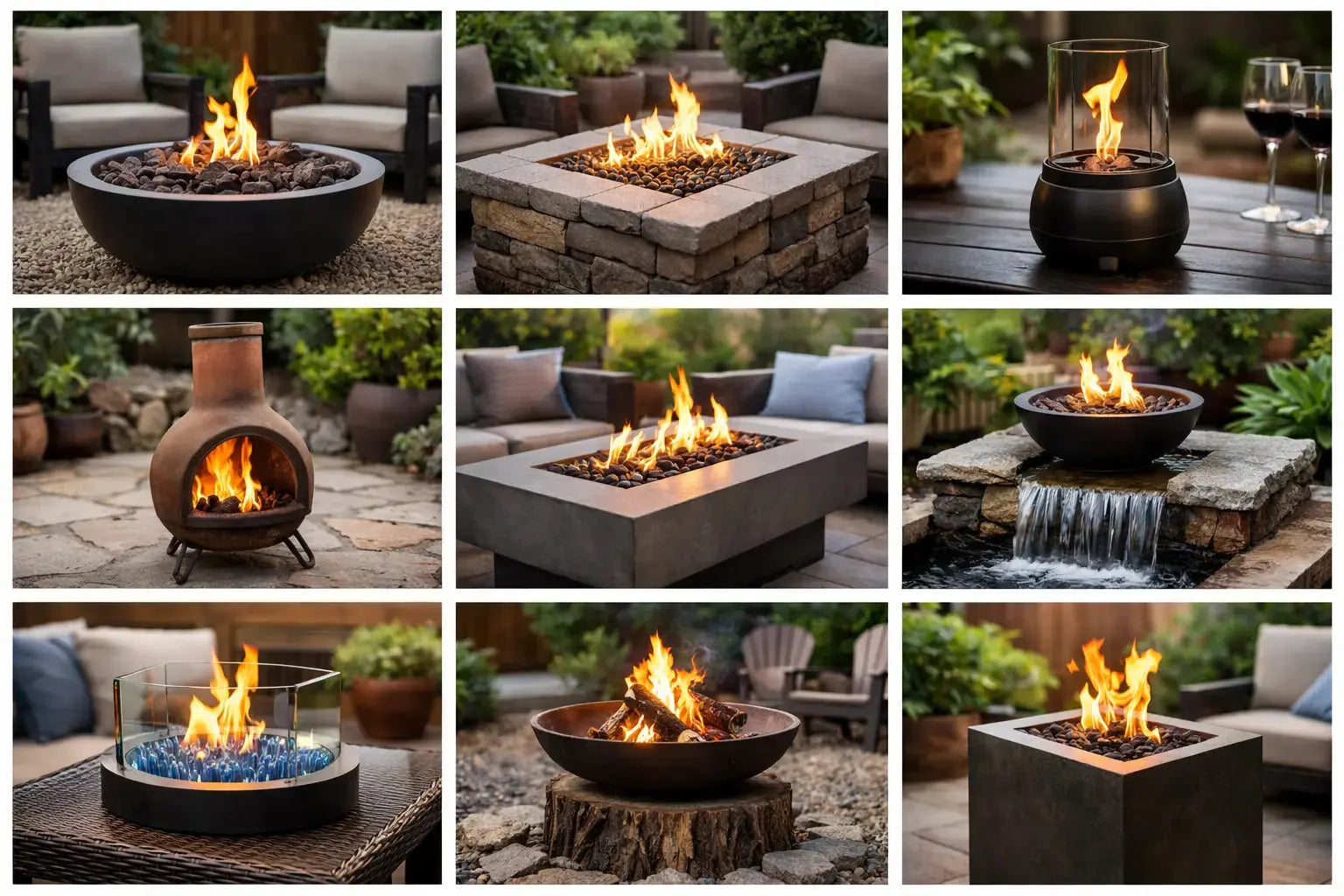 9 Small Backyard Fire Feature Examples