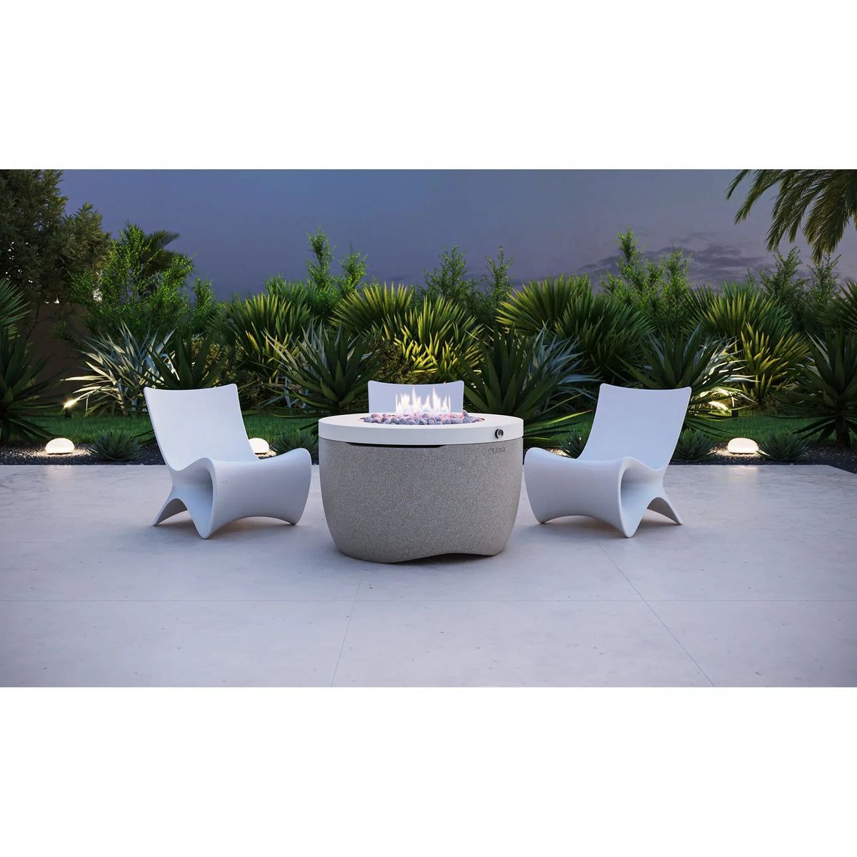 Ledge Lounger Halo 40" Round Propane Fire Pit - 70,000 BTU - view 10