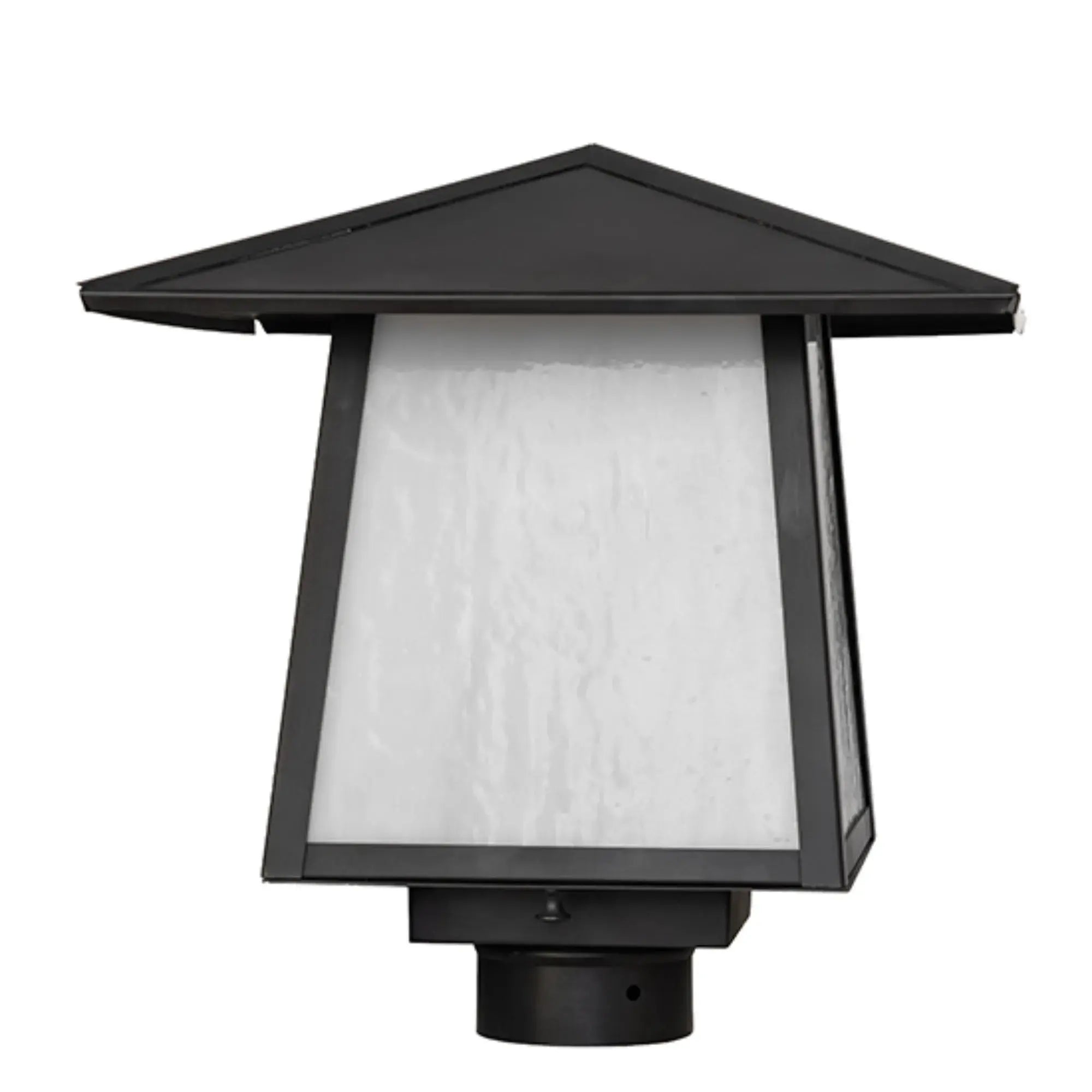 12" Square Stillwater Mission Post Mount – Craftsman Brown – Wet-Rated – Meyda Lighting Meyda Lighting