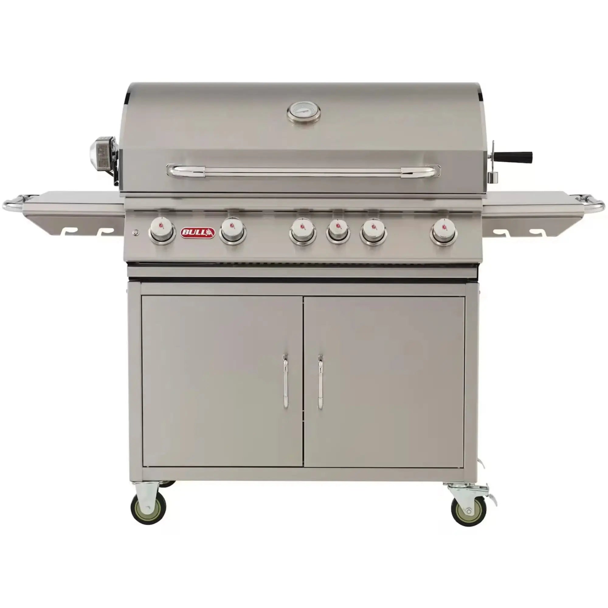 Bull Brahma 38-Inch 5-Burner Freestanding Gas Grill with Cart Bull
