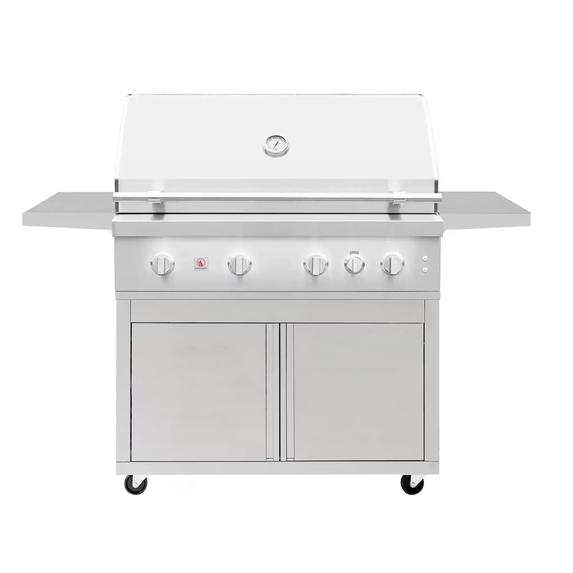 Summerset Quest 42" 4-Burner Freestanding Gas Grill w/ Cart — 88,000 BTU | QST42+CART-QST42-DC Summerset