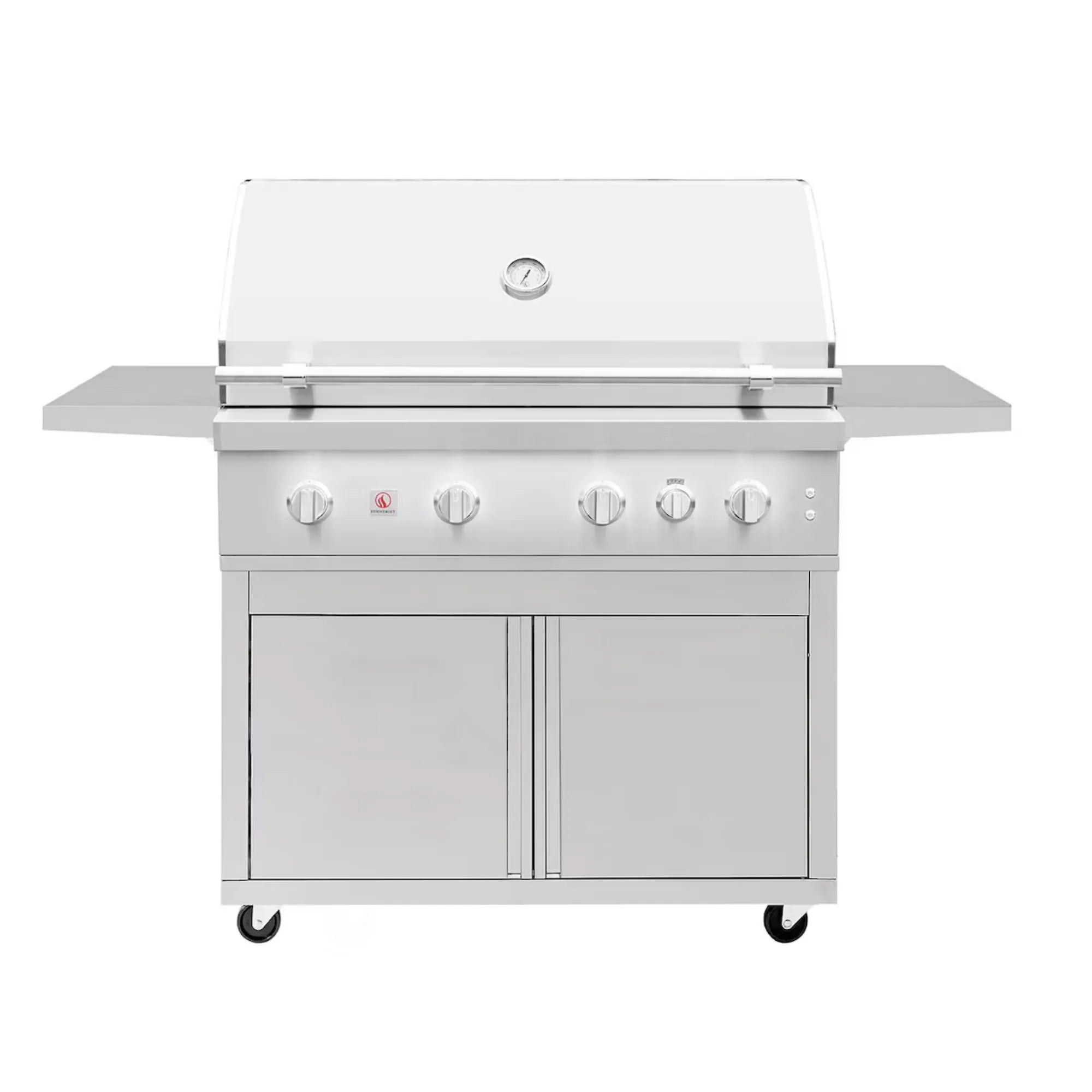 Summerset Quest 42" 4-Burner Freestanding Gas Grill w/ Cart β 88,000 BTU | QST42+CART-QST42-DC Summerset