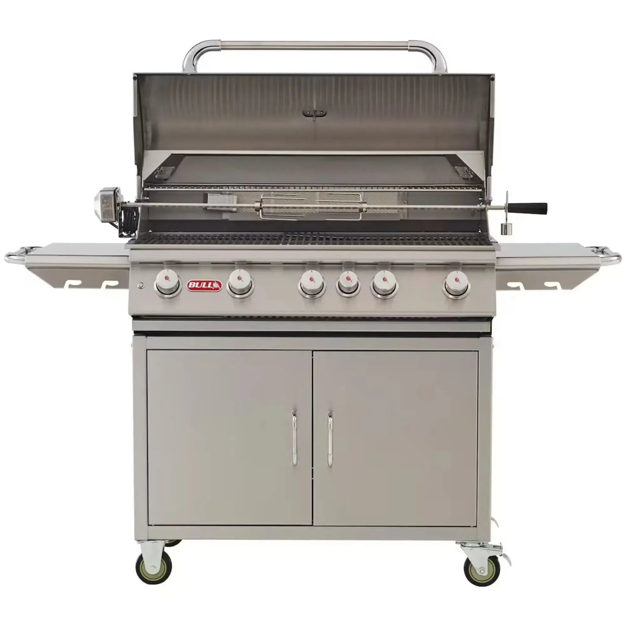 Bull Brahma 38-Inch 5-Burner Freestanding Gas Grill with Cart Bull