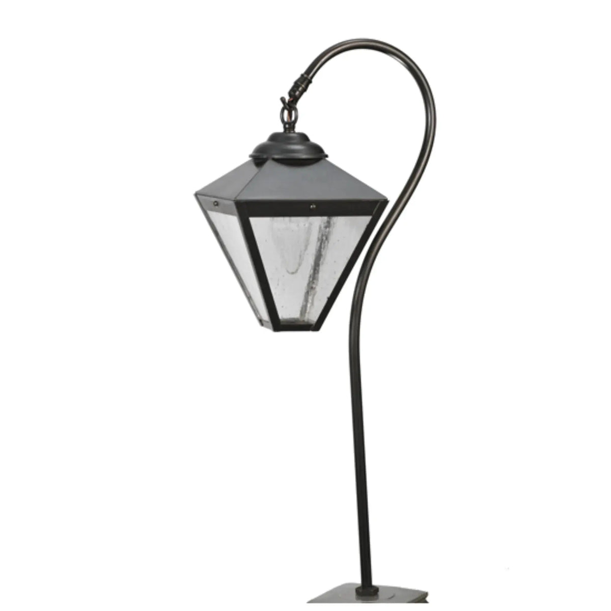 25" High Newport Sheperd's Hook Landscape Fixture – Craftsman Brown – Wet-Rated – Meyda Lighting Meyda Lighting
