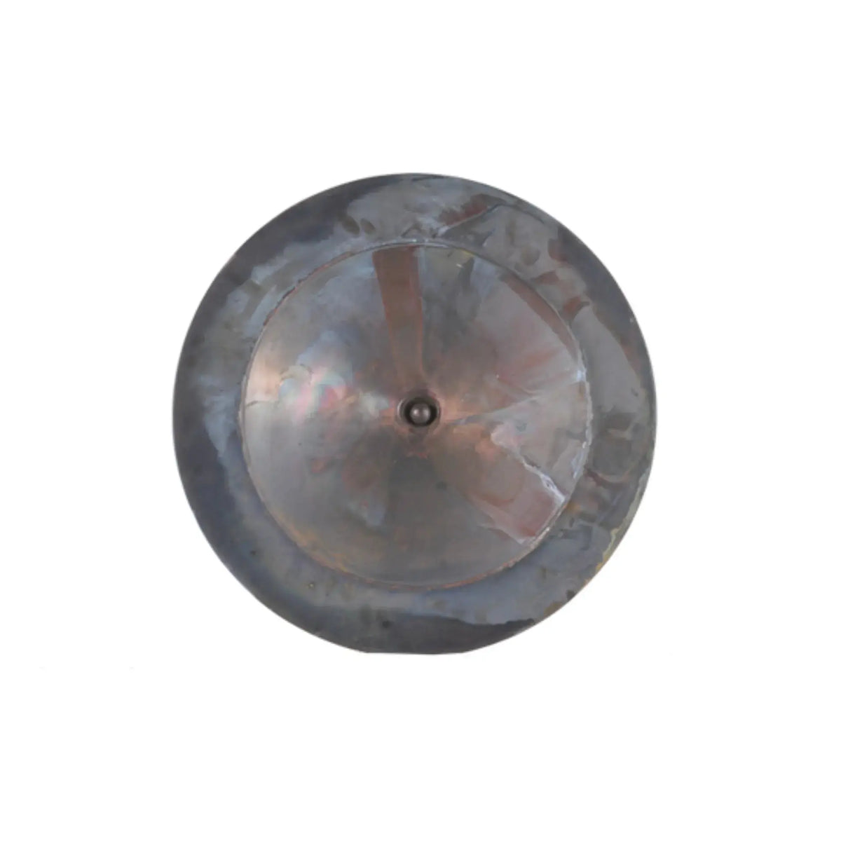 18" Wide Fulton Pier Mount – Vintage Copper – Beige Art Glass – Wet-Rated – Meyda Lighting Meyda Lighting
