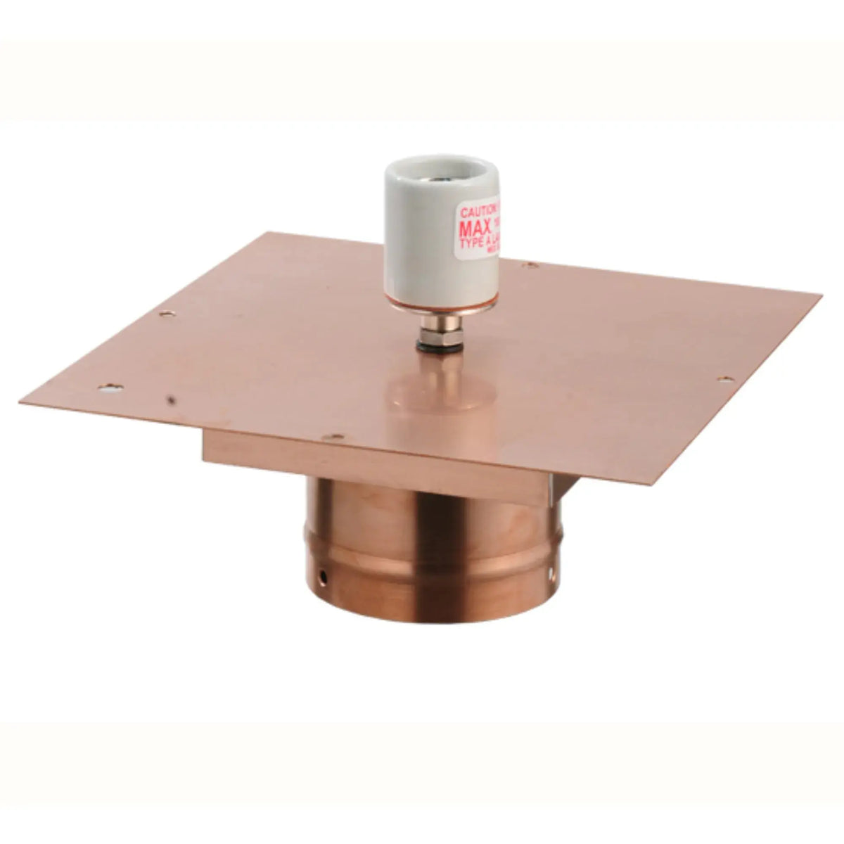 12"Sq Stillwater Dragonfly Post Mount – Natural Copper – Wet-Rated – Meyda Lighting Meyda Lighting