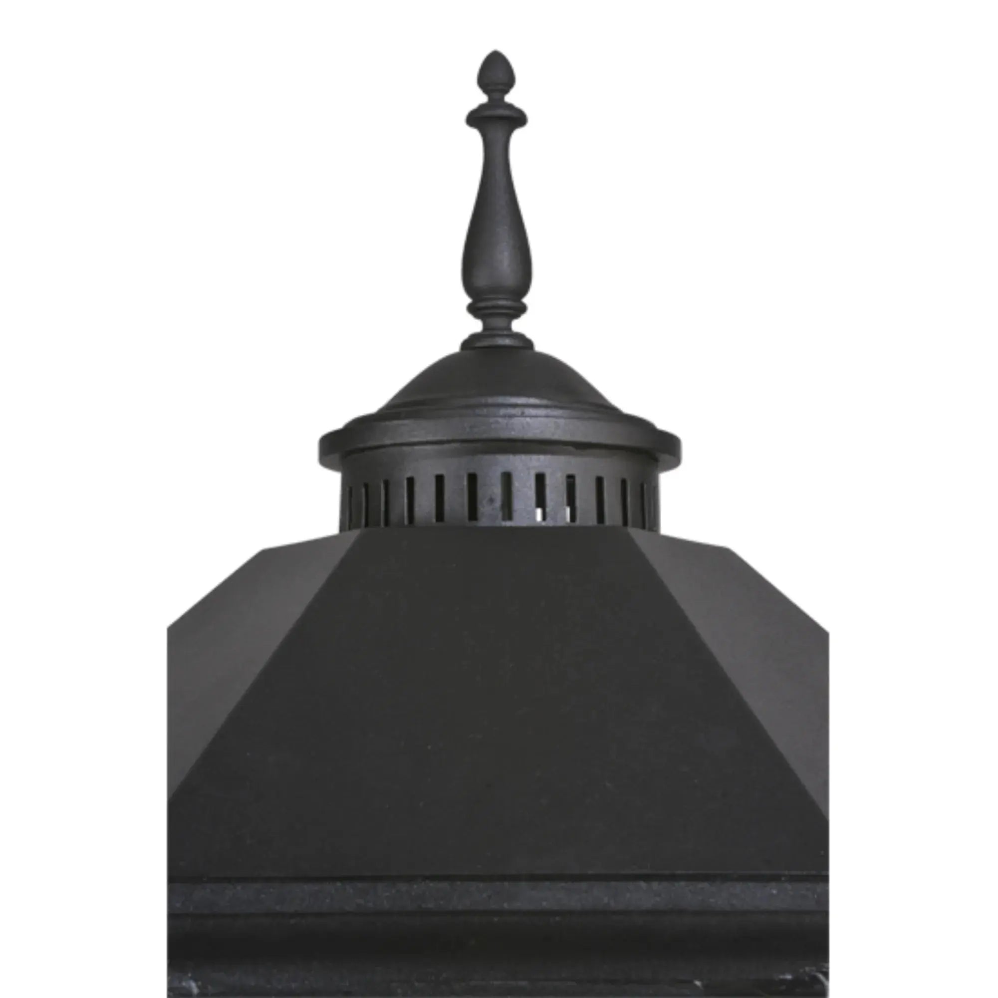 16"W Restored Taft 1 LT Lantern Post Mount – Black – Damp-Rated – Meyda Lighting Meyda Lighting