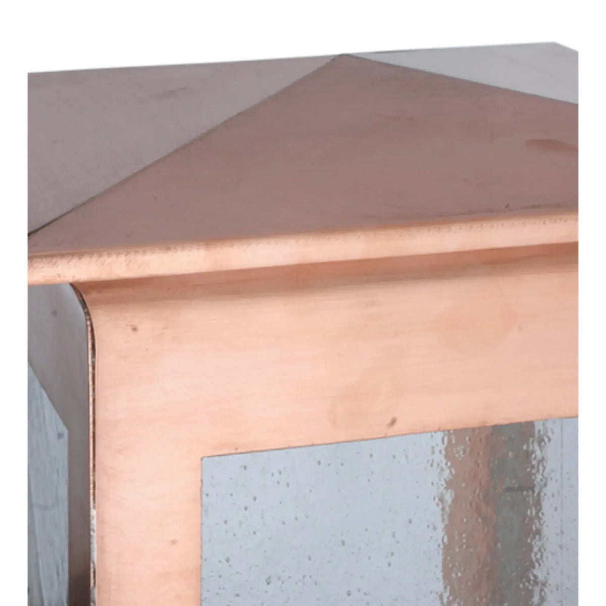 11"W Stillwater Prime Post Mount – Naural Copper – Clear Seeded Glass – Damp-Rated – Meyda Lighting Meyda Lighting