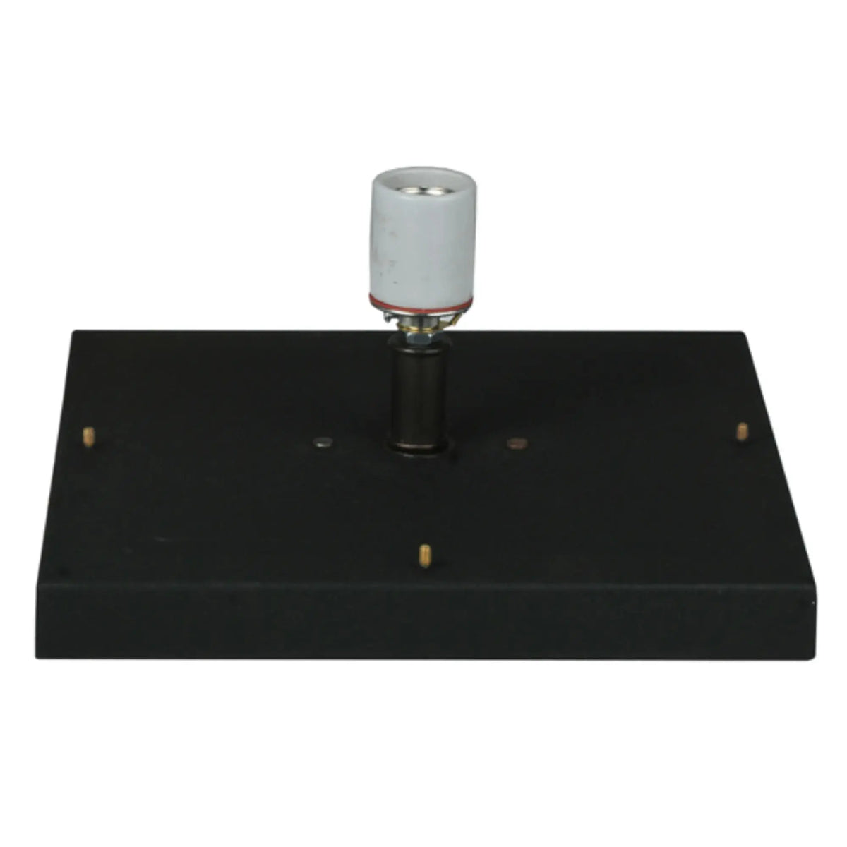 16" Wide Revival Deco Pier Mount – Black – Clear Seeded Glass – Wet-Rated – Meyda Lighting Meyda Lighting