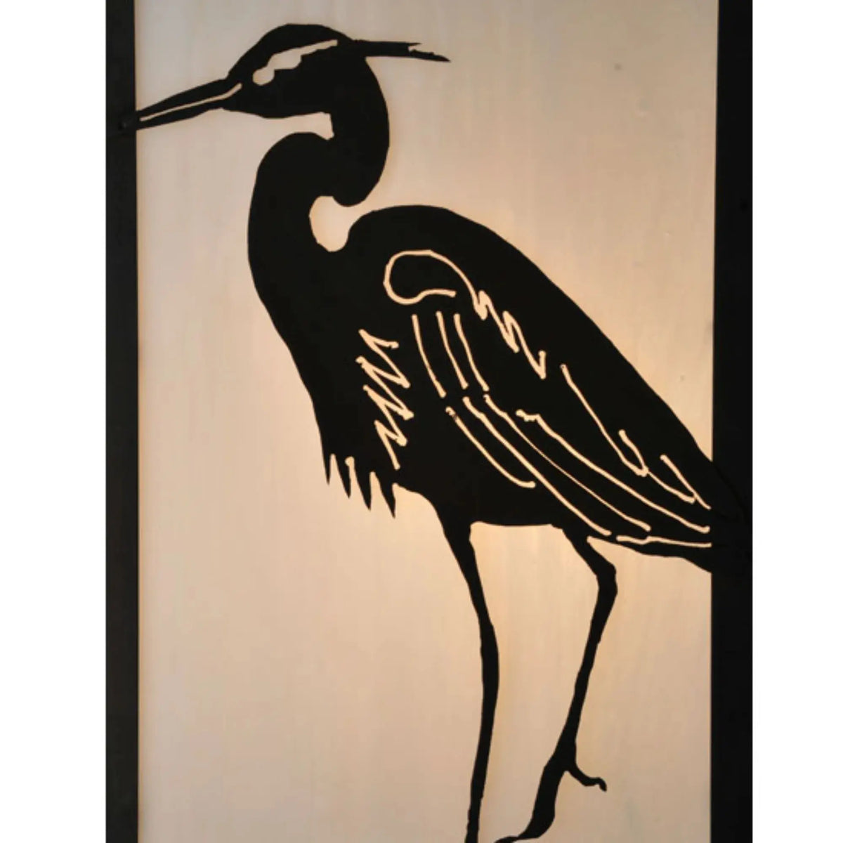 12" Square Seneca Heron Pier Mount – Craftsman Brown – White Art Glass – Wet-Rated – Meyda Lighting Meyda Lighting
