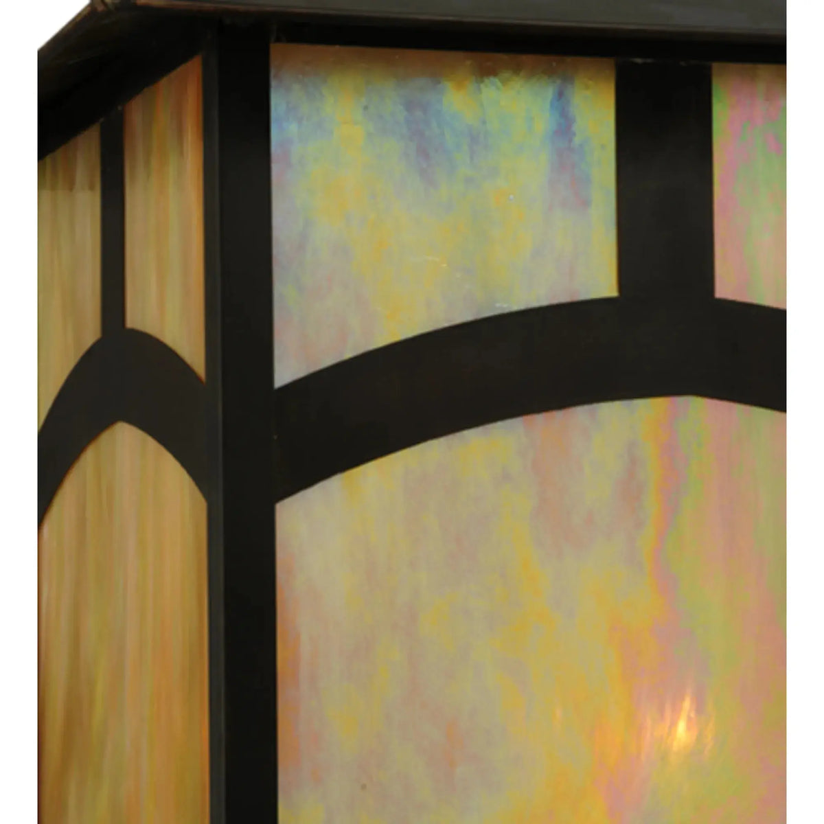 24" Square Seneca Hill Top Pier Mount – Craftsman Brown – Damp-Rated – Meyda Lighting Meyda Lighting