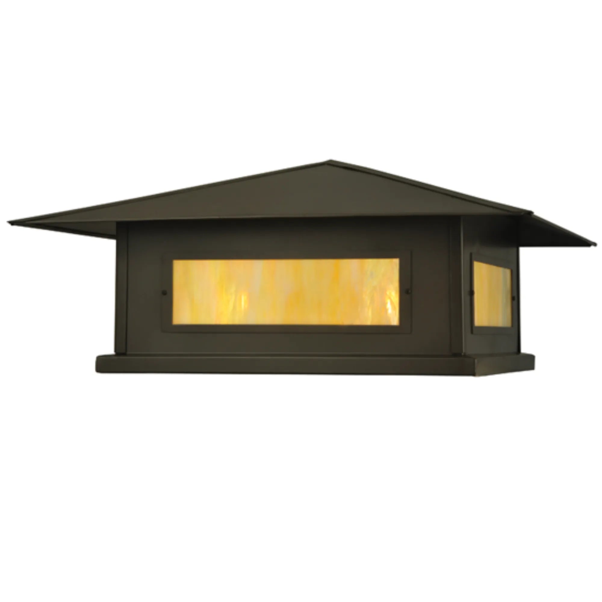 32"Sq Seneca Stepping Stone Pier Mount – Timeless Bronze – Wet-Rated – Meyda Lighting