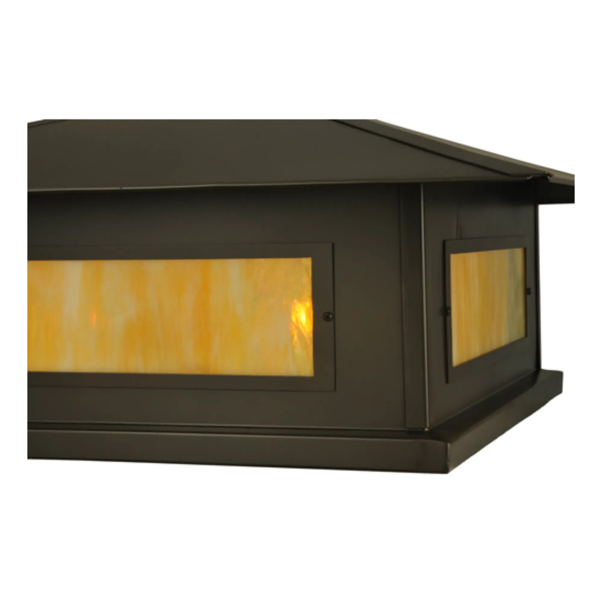 32"Sq Seneca Stepping Stone Pier Mount – Timeless Bronze – Wet-Rated – Meyda Lighting