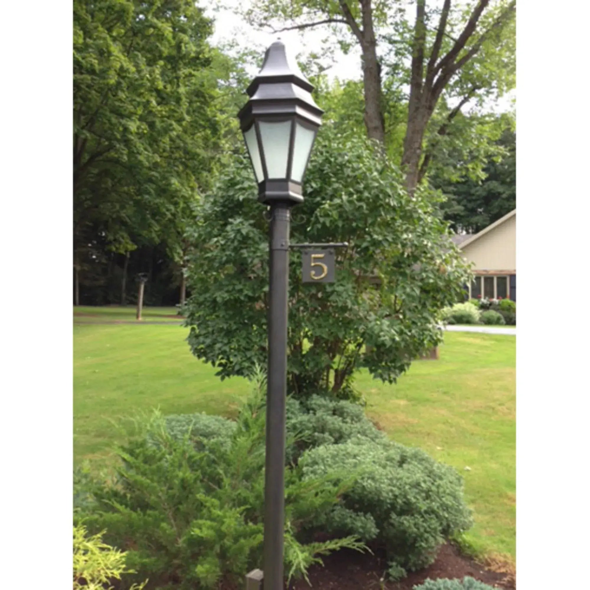 14" Wide Statesboro Street Lamp – Craftsman Brown – Clear Ripple – Wet-Rated – Meyda Lighting Meyda Lighting