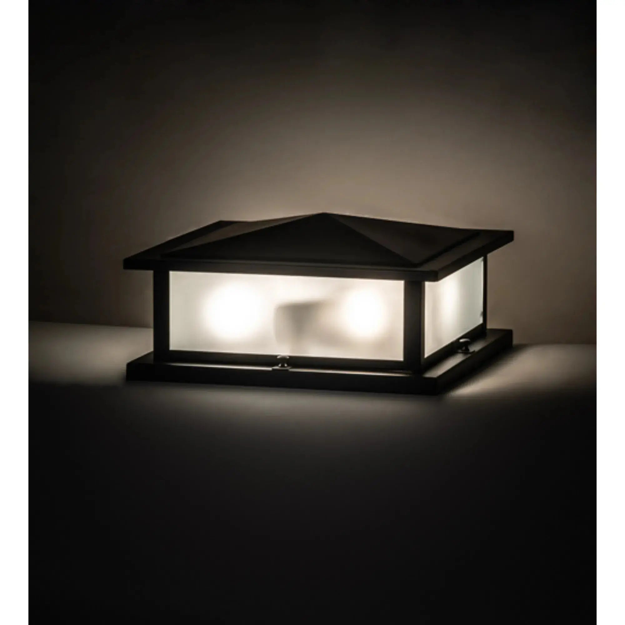 14" Square Seneca Prime Pier Mount – Craftsman Brown – Wet-Rated – Meyda Lighting Meyda Lighting