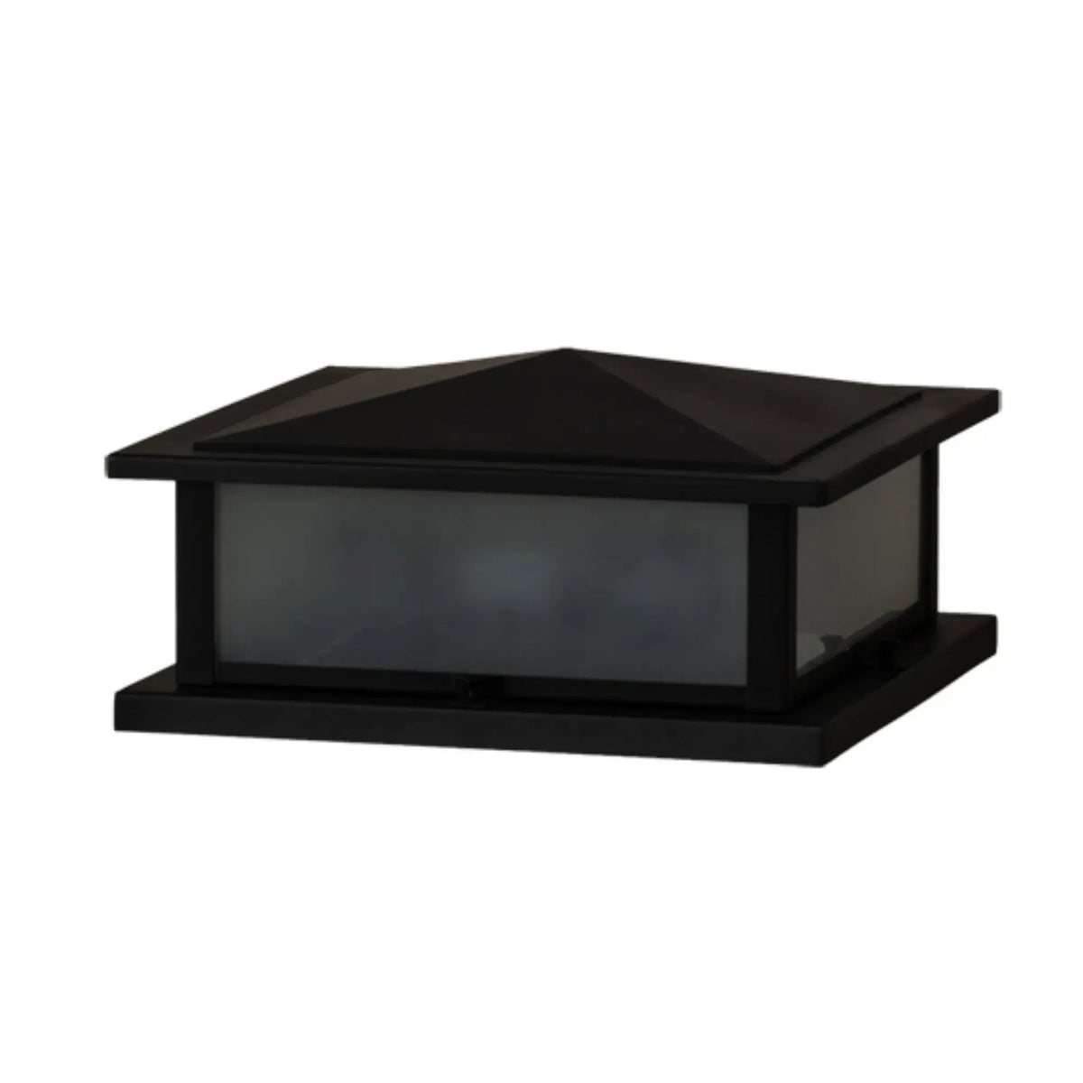 14" Square Seneca Prime Pier Mount – Craftsman Brown – Wet-Rated – Meyda Lighting Meyda Lighting