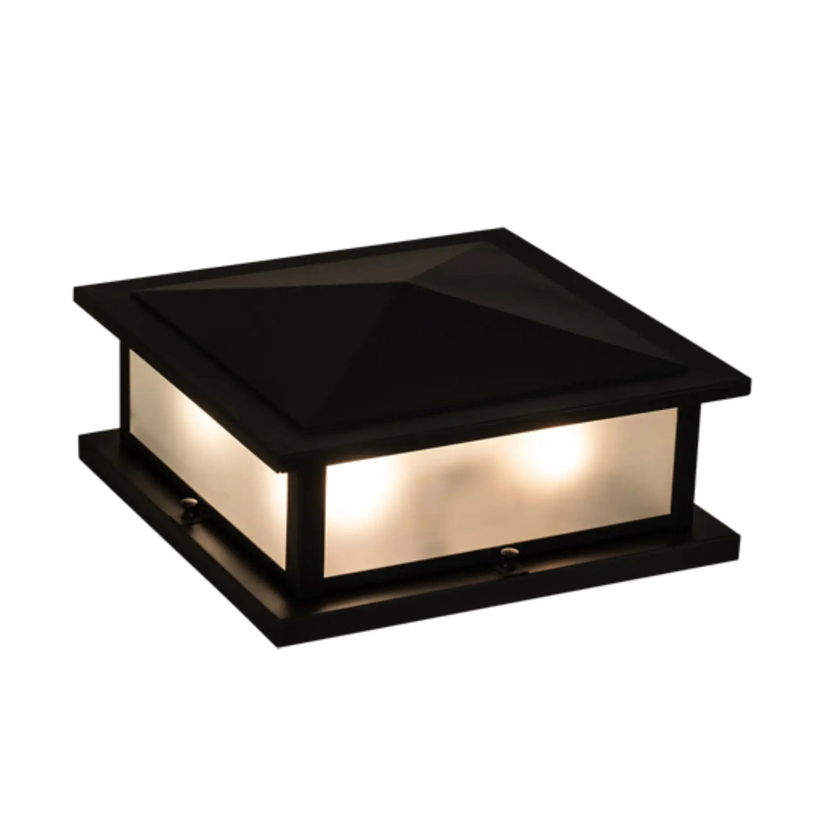 14" Square Seneca Prime Pier Mount – Craftsman Brown – Wet-Rated – Meyda Lighting Meyda Lighting