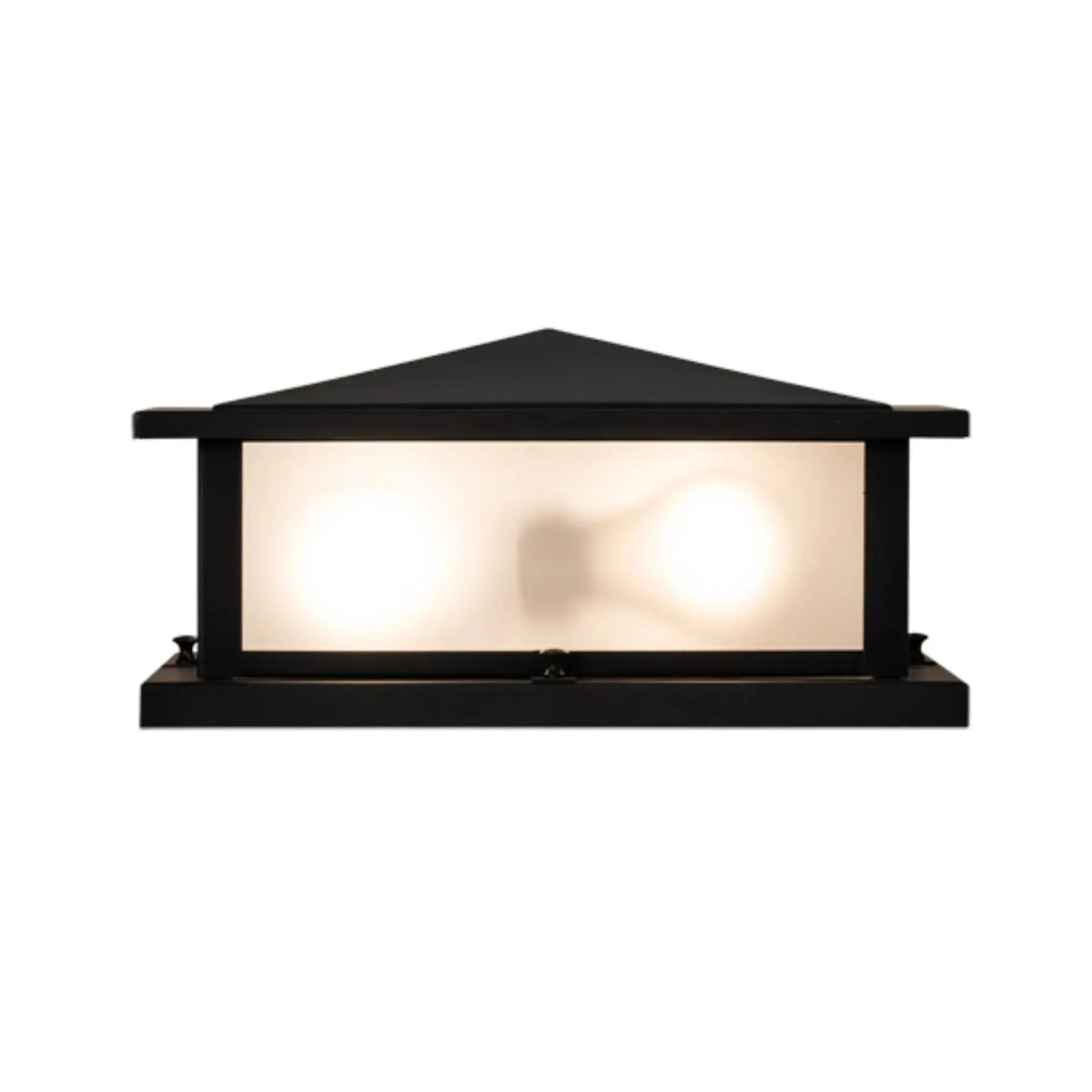 14" Square Seneca Prime Pier Mount – Craftsman Brown – Wet-Rated – Meyda Lighting Meyda Lighting
