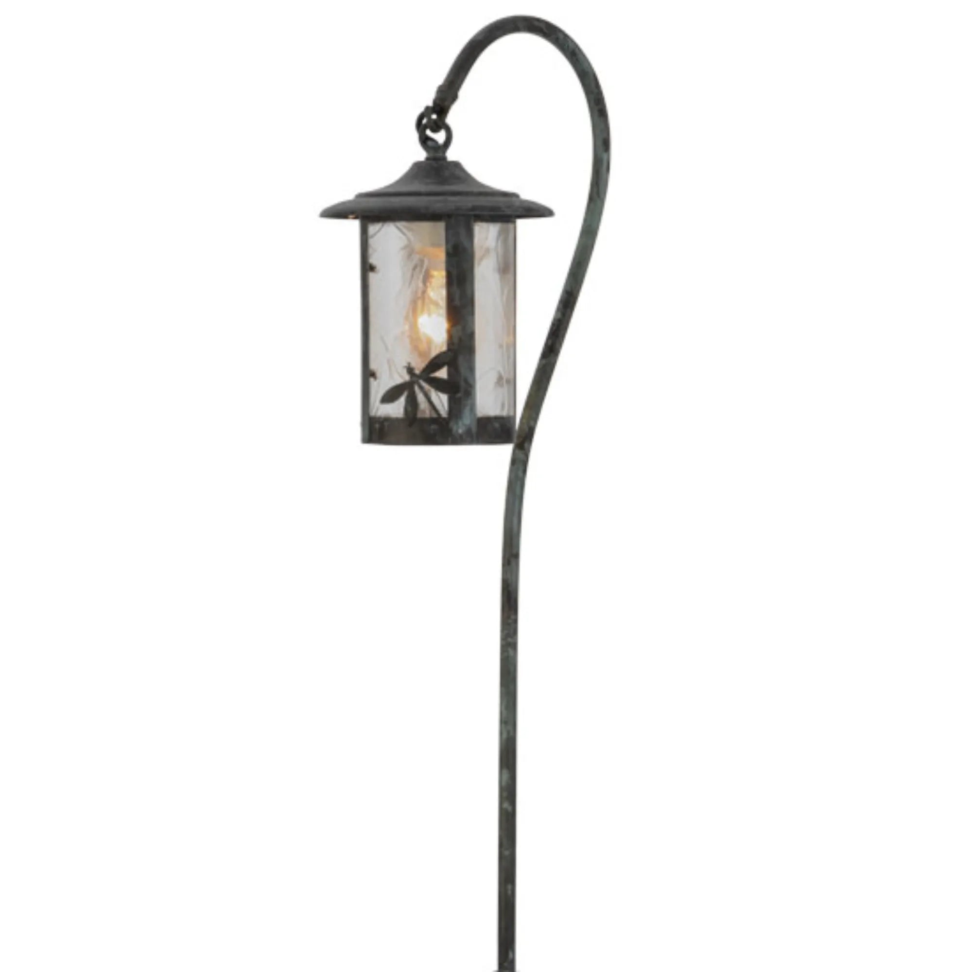 25.5" High Dragonfly Shepherd's Hook Landscape Fixture – Meyda Lighting