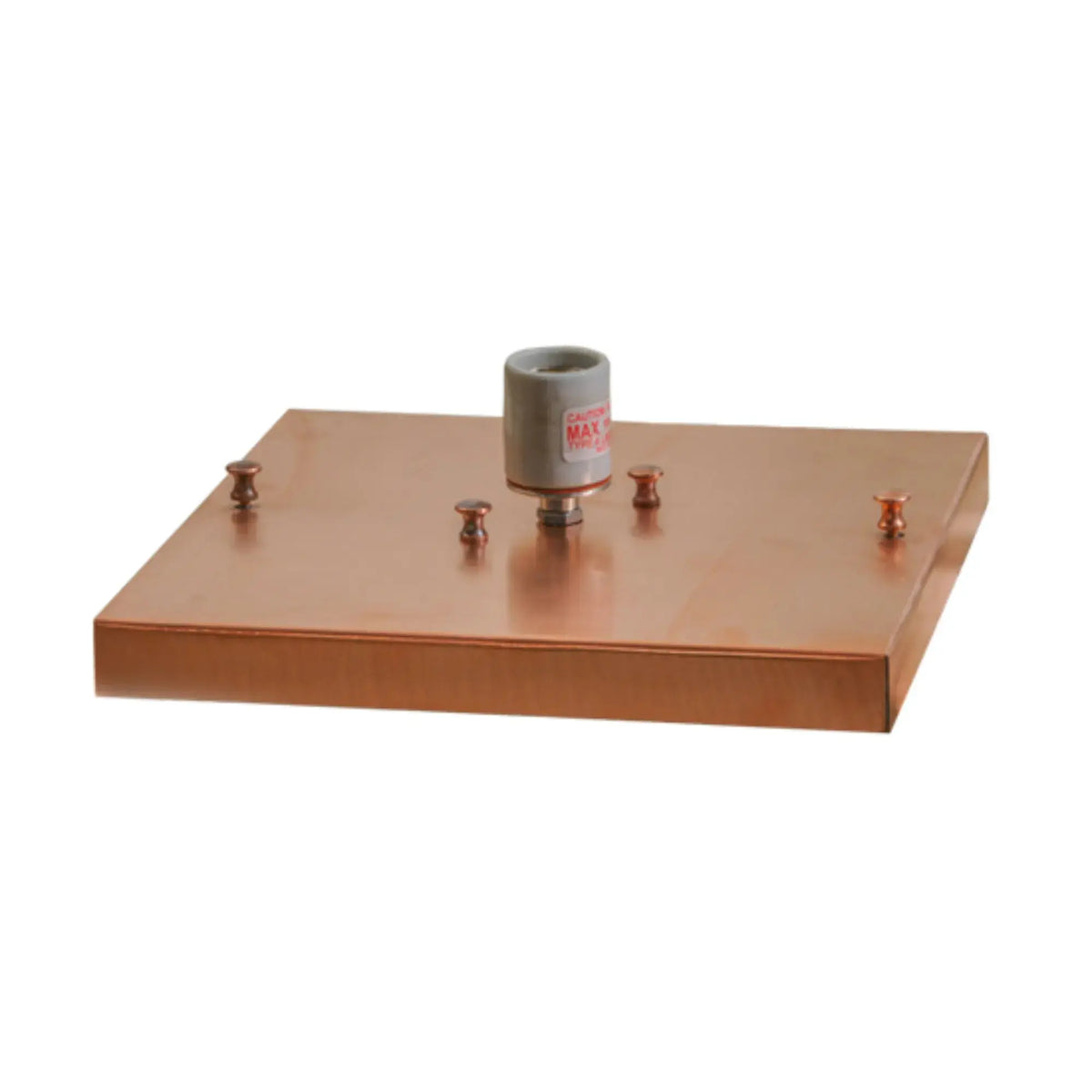 10"Sq Stillwater Double Bar Mission Pier Mount – Raw Copper – Wet-Rated – Meyda Lighting Meyda Lighting