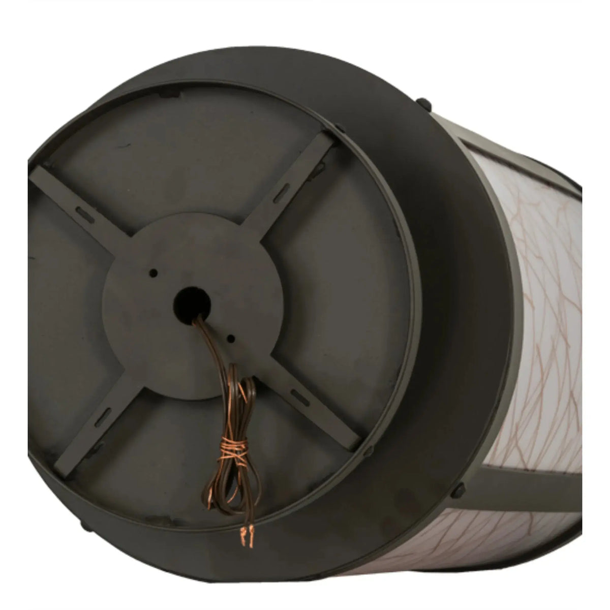 15"W Cilindro Veritas Pier Mount – Oil Rubbed Bronze – Wet-Rated – Meyda Lighting Meyda Lighting