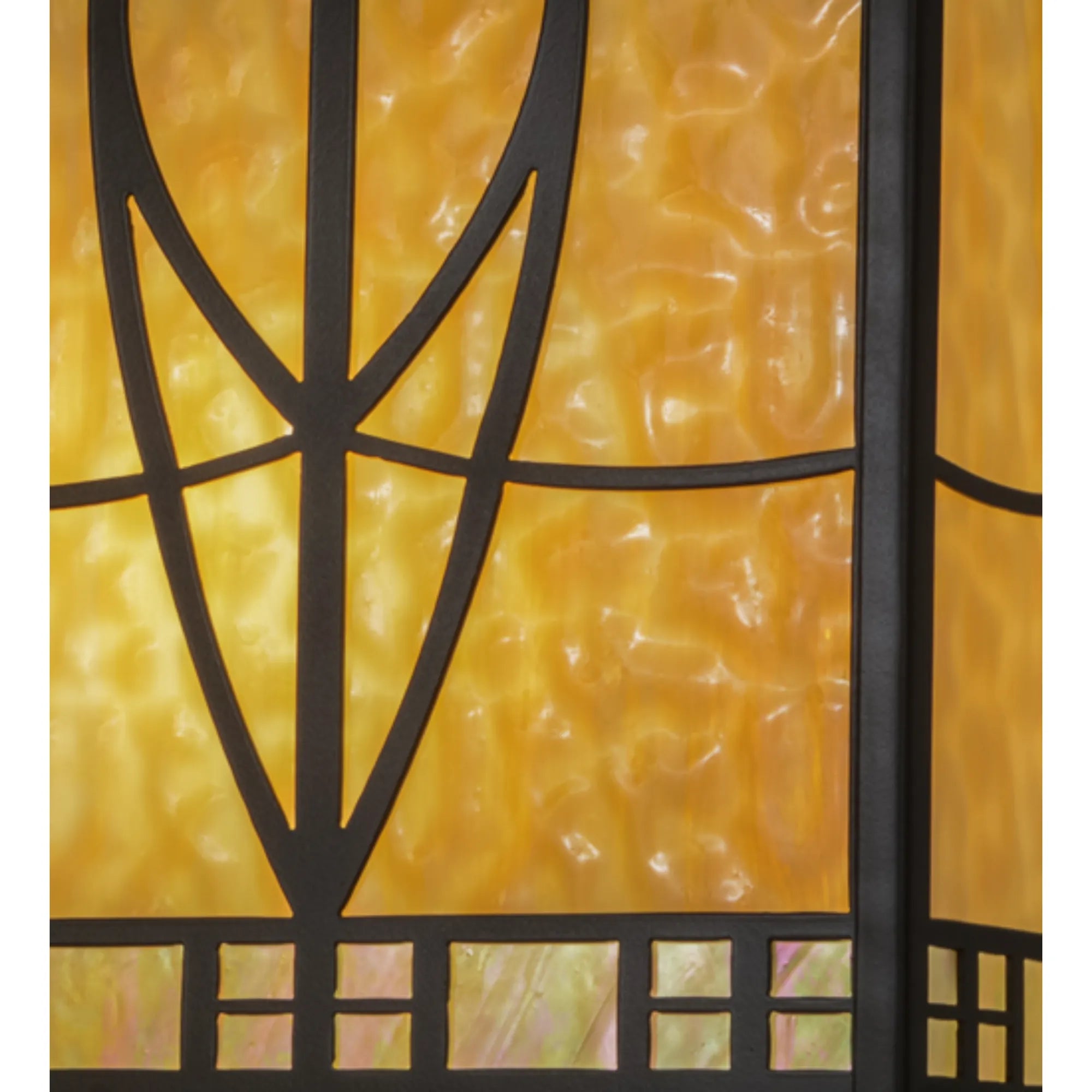 14"Sq Scottsdale Mission Pier Mount – Timeless Bronze – Wet-Rated – Meyda Lighting