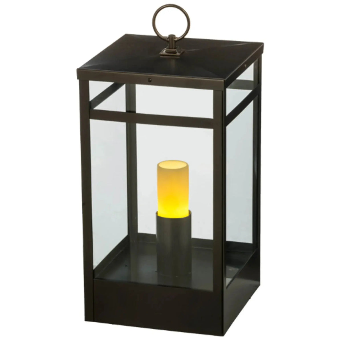 14"Sq Quadrato Campbell Pier Mount – Oil Rubbed Bronze – Clear Glass – Wet-Rated – Meyda Lighting Meyda Lighting