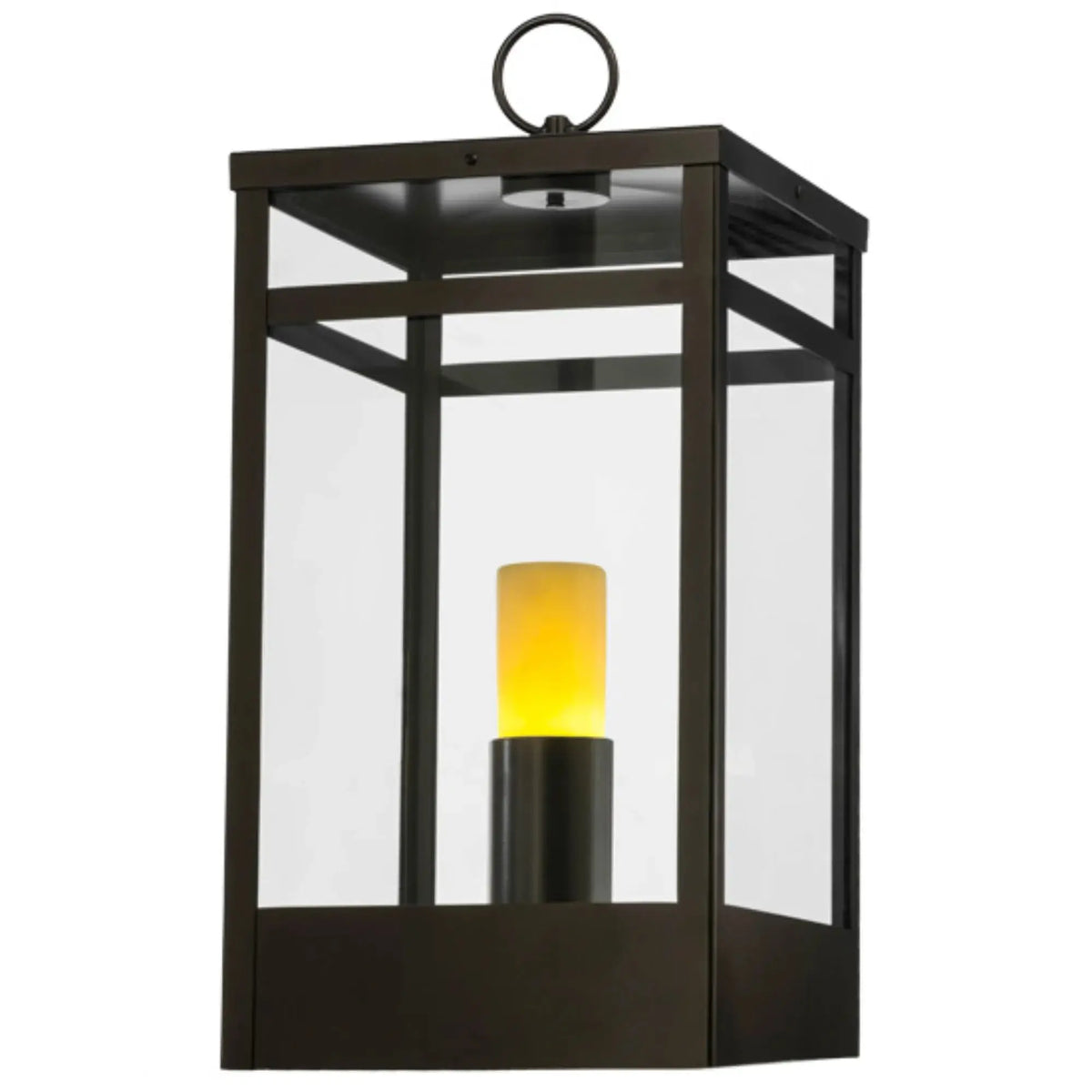 14"Sq Quadrato Campbell Pier Mount – Oil Rubbed Bronze – Clear Glass – Wet-Rated – Meyda Lighting Meyda Lighting