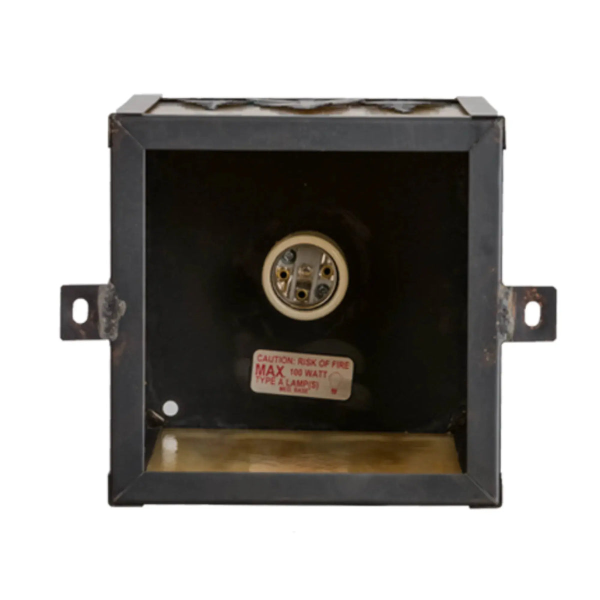 12"Sq Seneca Tall Pines Post Mount – Craftsman Brown – Wet-Rated – Meyda Lighting Meyda Lighting
