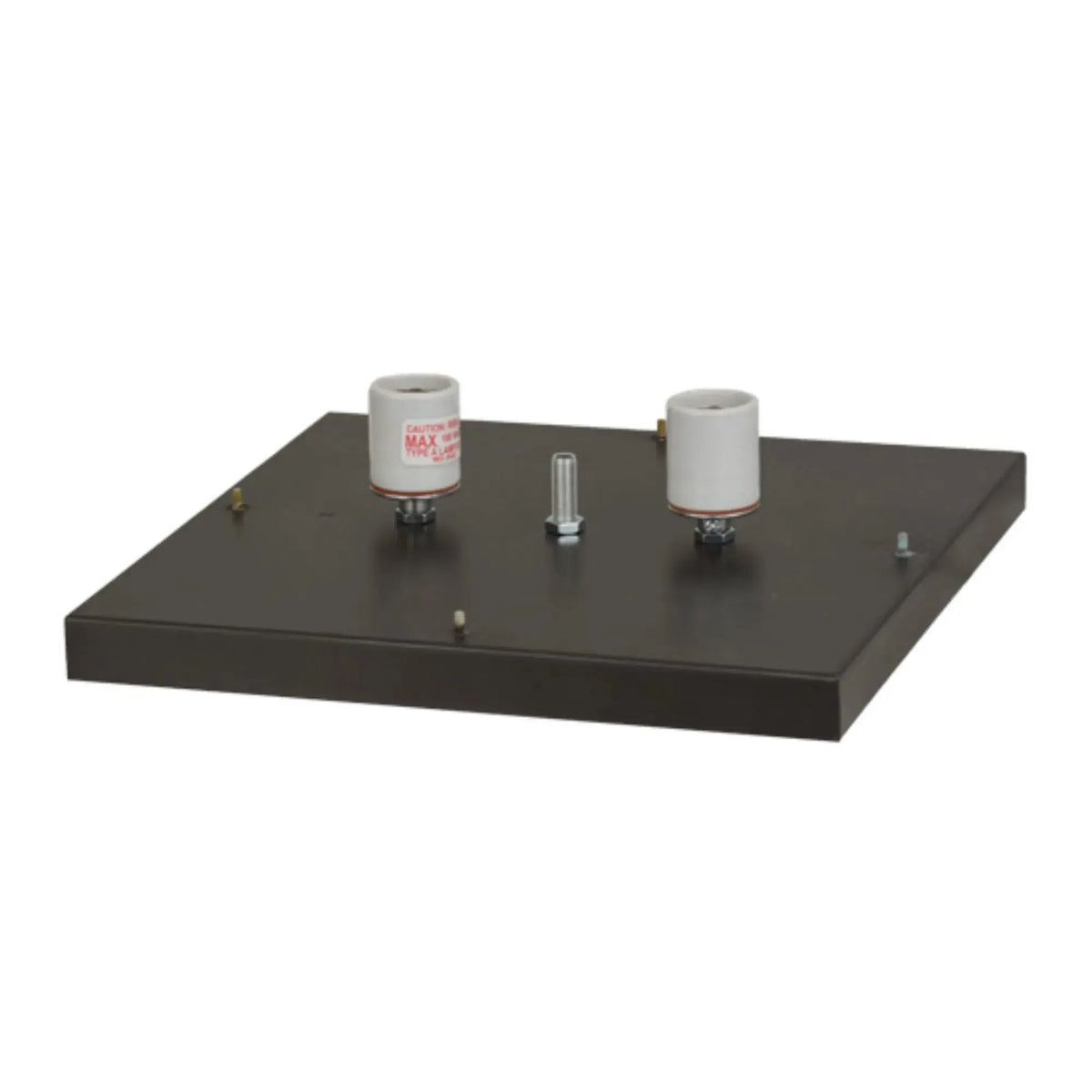 21.5"Sq Seneca Mountain View Pier Mount – Craftsman Brown – Wet-Rated – Meyda Lighting Meyda Lighting