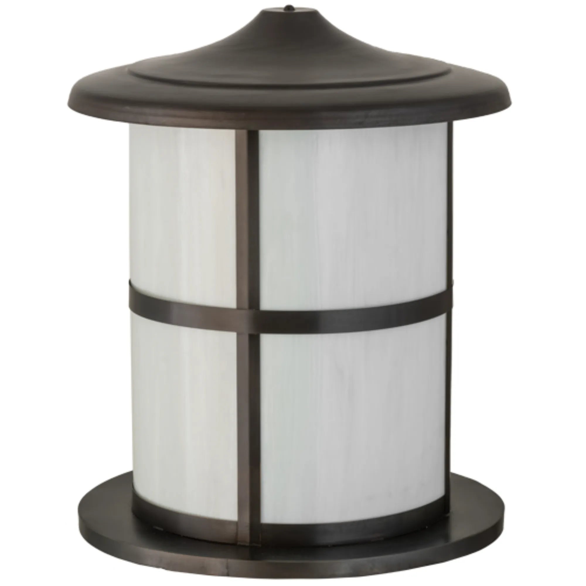 24" Wide Fulton Double Bar Mission Pier Mount – Craftsman Brown – Wet-Rated – Meyda Lighting