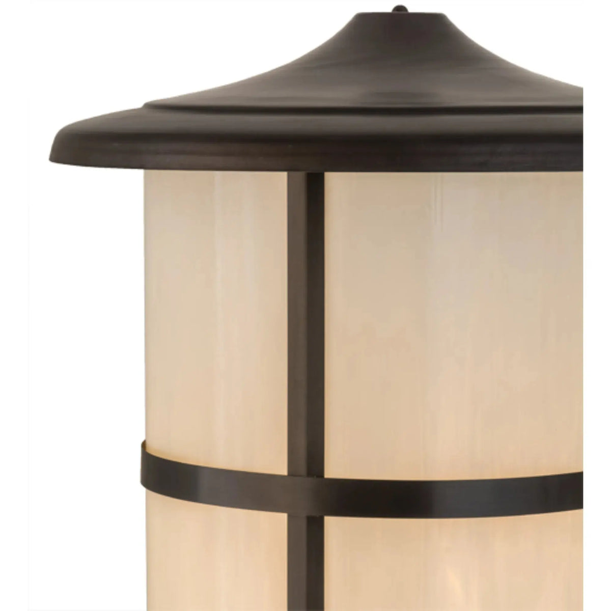 24" Wide Fulton Double Bar Mission Pier Mount – Craftsman Brown – Wet-Rated – Meyda Lighting Meyda Lighting