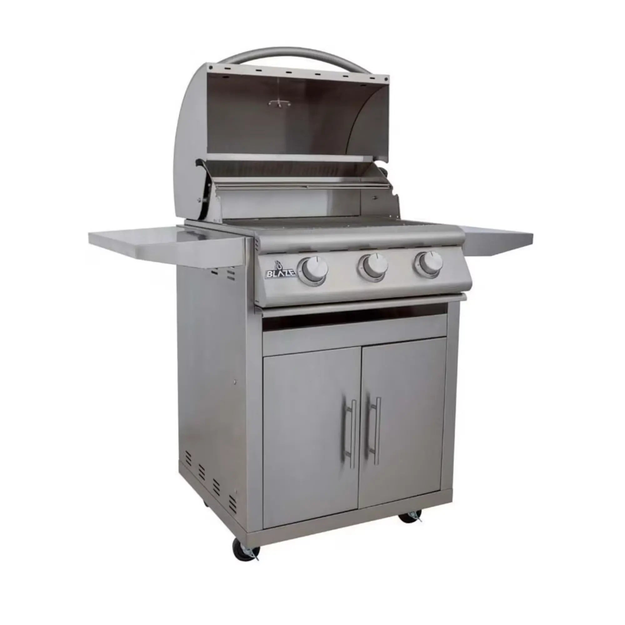 Blaze BCM 25-Inch 3-Burner Freestanding Gas Grill with Cart