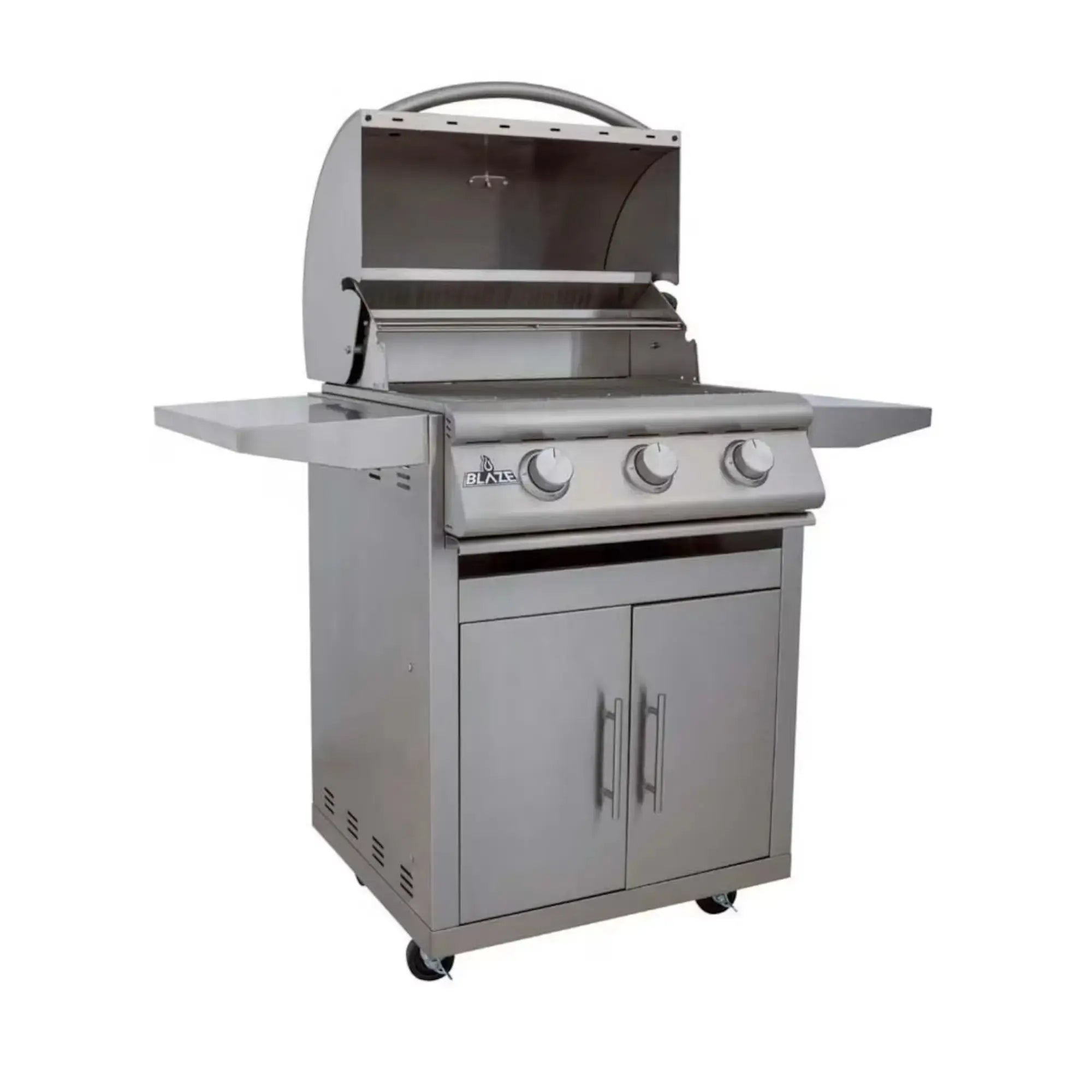 Blaze BCM 25-Inch 3-Burner Freestanding Gas Grill with Cart Blaze