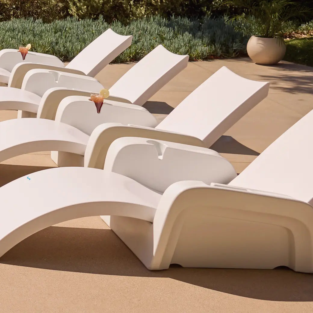 Ledge Lounger Signature Chaise Armrest Console Resin In-Pool Armrest - view 2