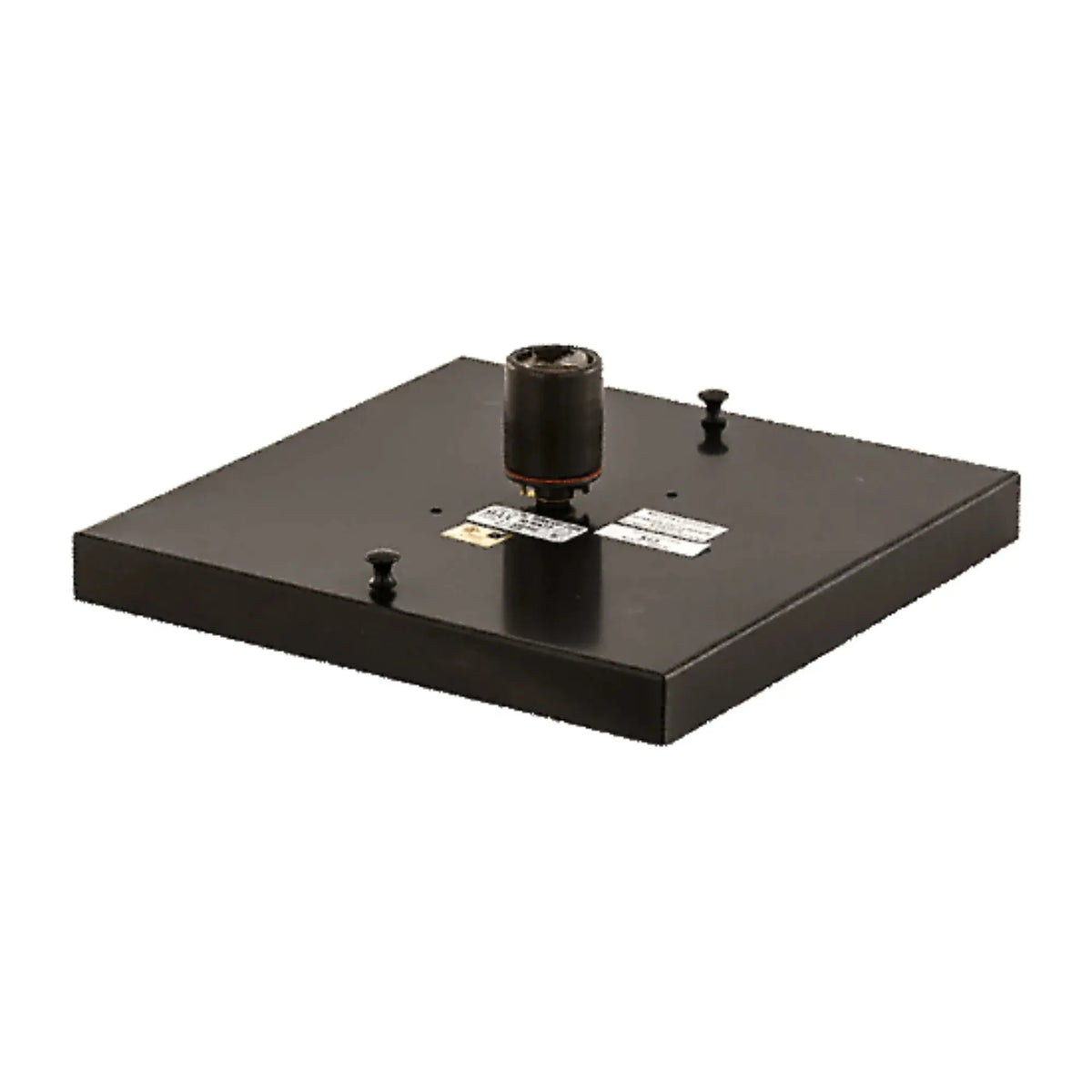 18"Sq Seneca Hill Top Pier Mount – Craftsman Brown – Clear Glass – Wet-Rated – Meyda Lighting Meyda Lighting
