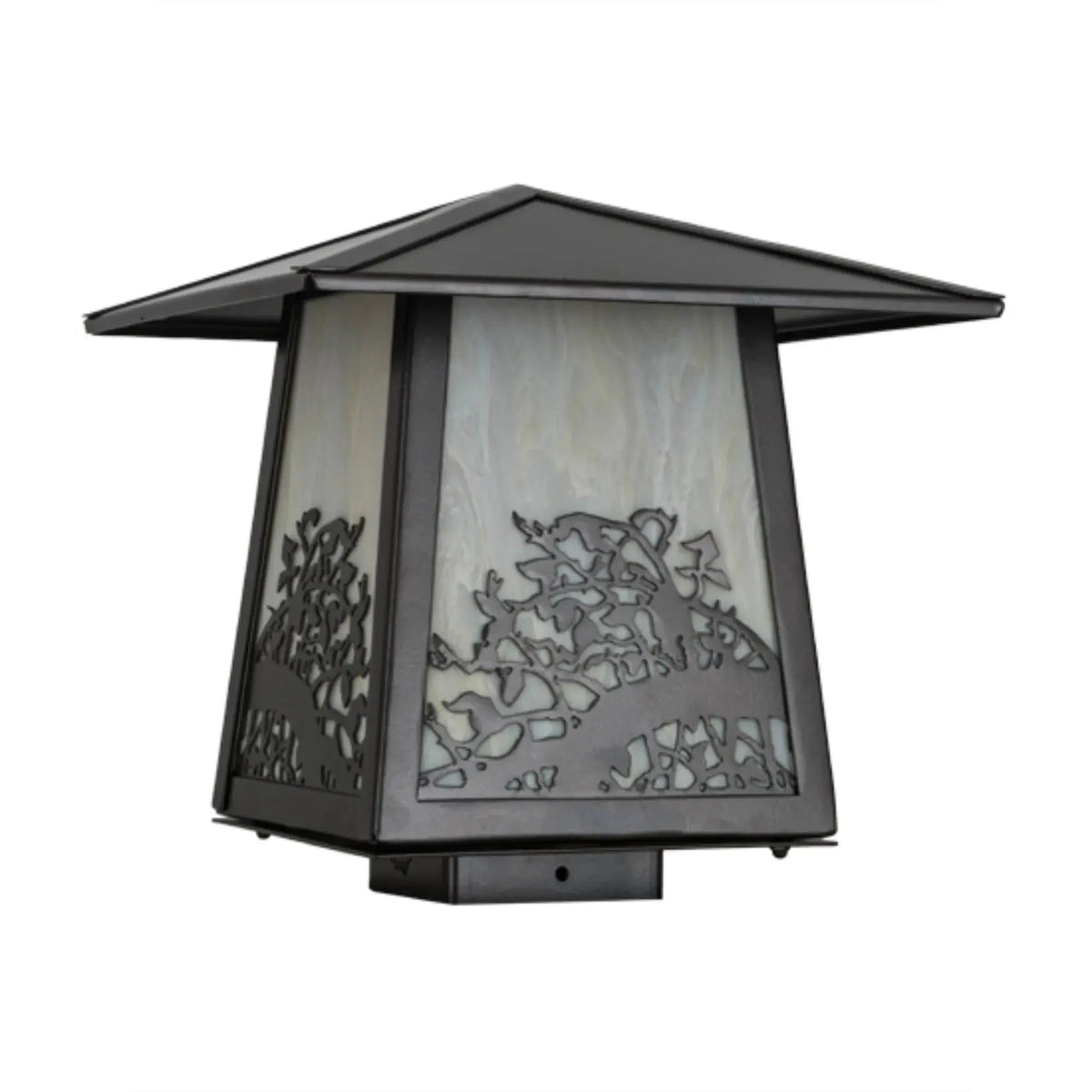 12"Sq Apple Branch Post Mount – Oil Rubbed Bronze – Wet-Rated – Meyda Lighting Meyda Lighting