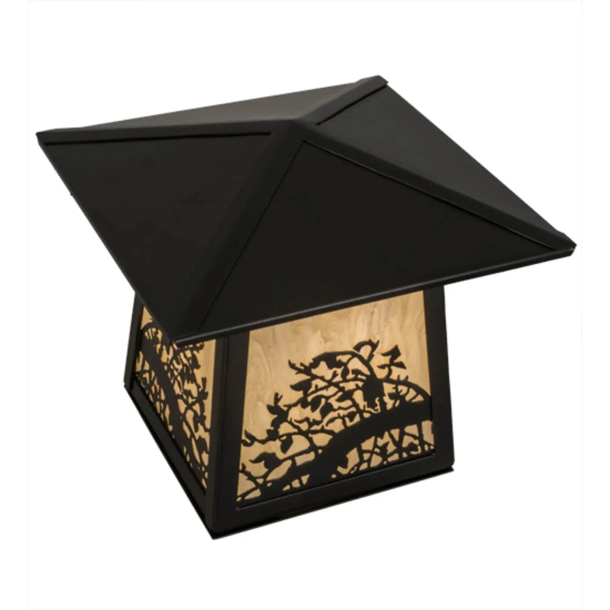 12"Sq Apple Branch Post Mount – Oil Rubbed Bronze – Wet-Rated – Meyda Lighting Meyda Lighting