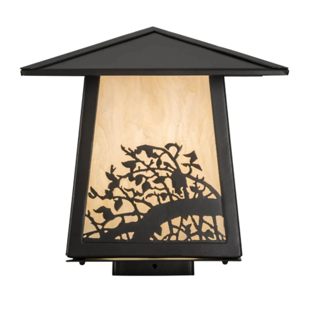 12"Sq Apple Branch Post Mount – Oil Rubbed Bronze – Wet-Rated – Meyda Lighting Meyda Lighting