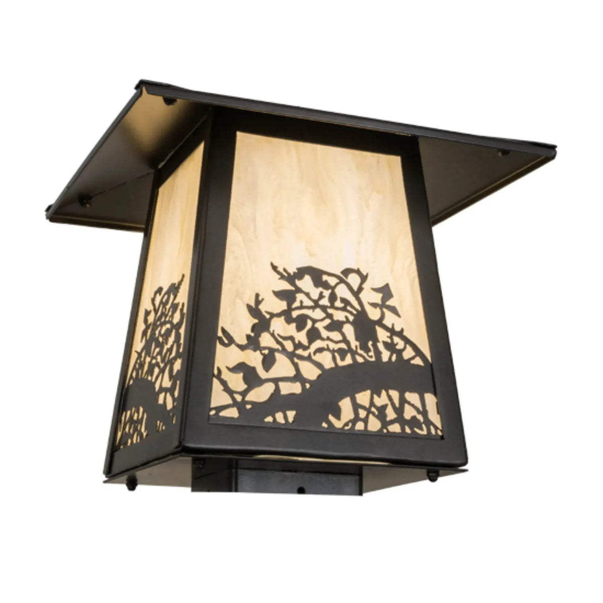 12"Sq Apple Branch Post Mount – Oil Rubbed Bronze – Wet-Rated – Meyda Lighting Meyda Lighting