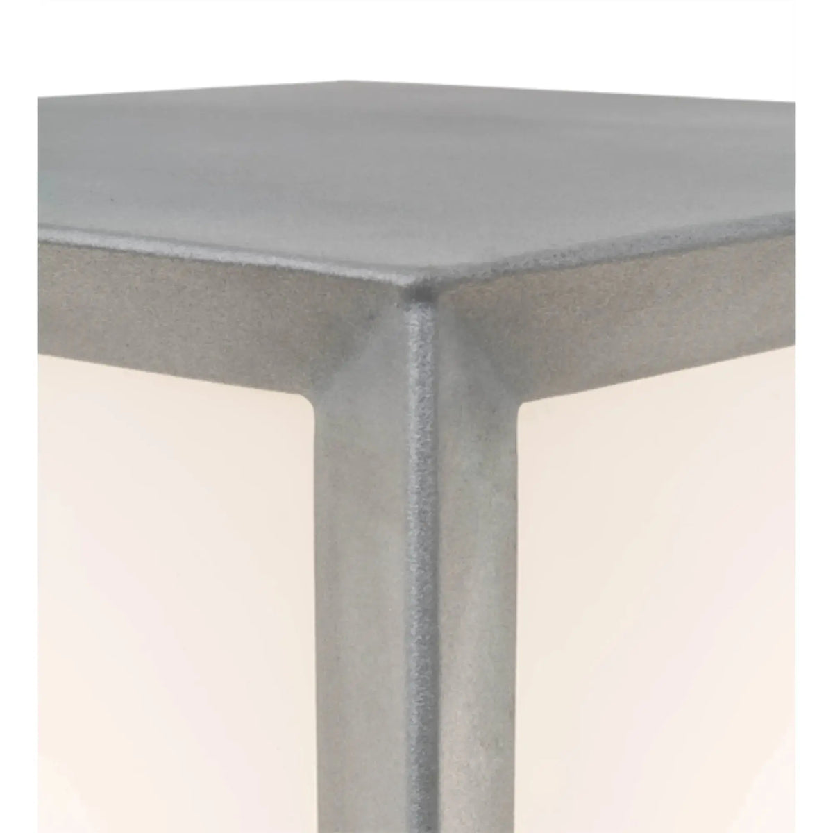 16"Sq Cubism Pier Mount – Weatherable Silver – Statuario Idalight – Wet-Rated – Meyda Lighting Meyda Lighting