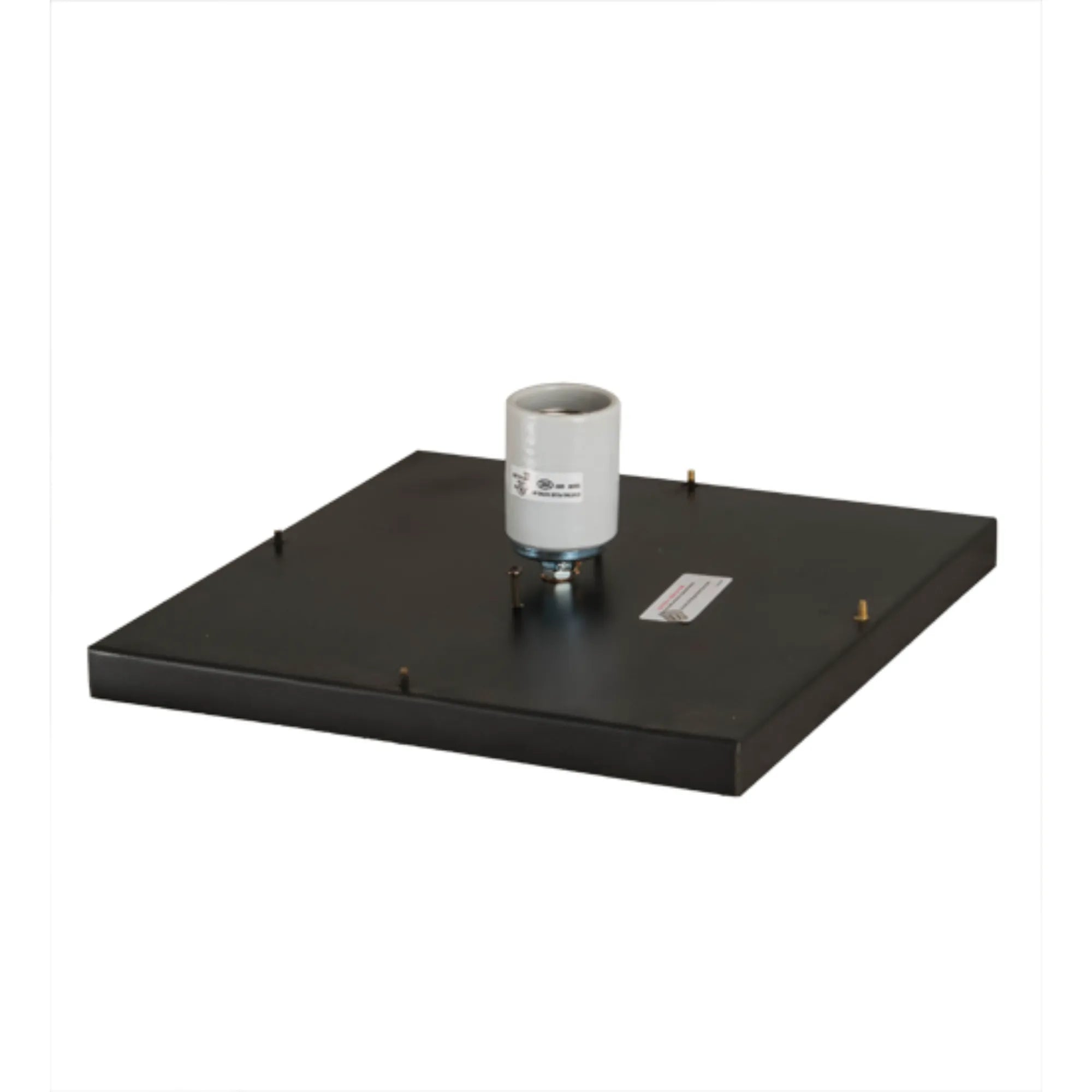 17.5"Sq Great Pines Pier Mount – Craftsman Brown – Ambra Siena Idalight – Wet-Rated – Meyda Lighting