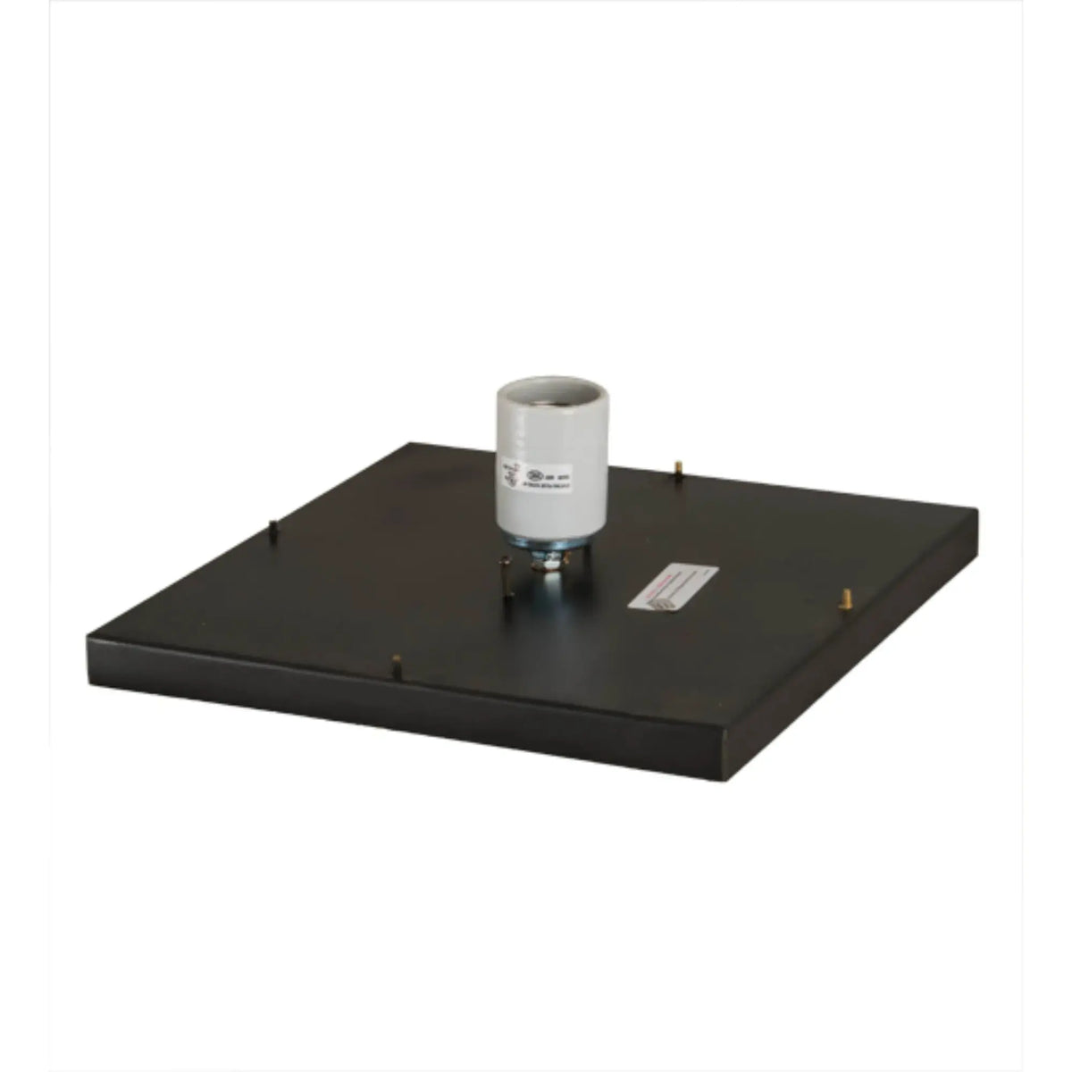 17.5"Sq Great Pines Pier Mount – Craftsman Brown – Ambra Siena Idalight – Wet-Rated – Meyda Lighting Meyda Lighting