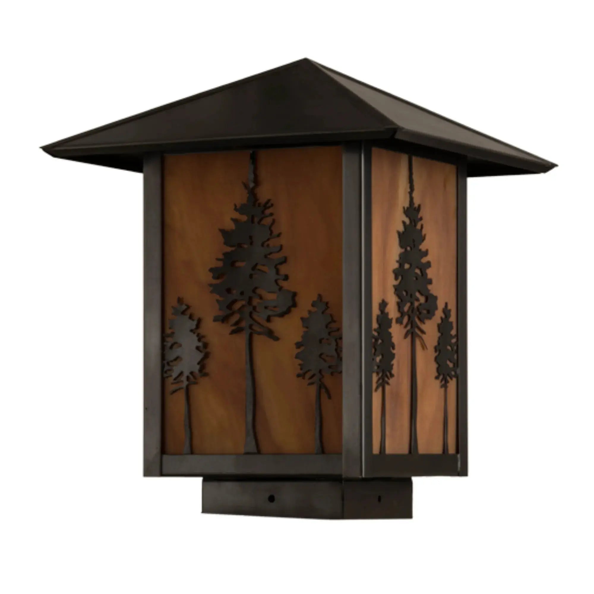 9"Sq Great Pines Deck Light – Craftsman Brown – Ambra Siena Idalight – Wet-Rated – Meyda Lighting Meyda Lighting