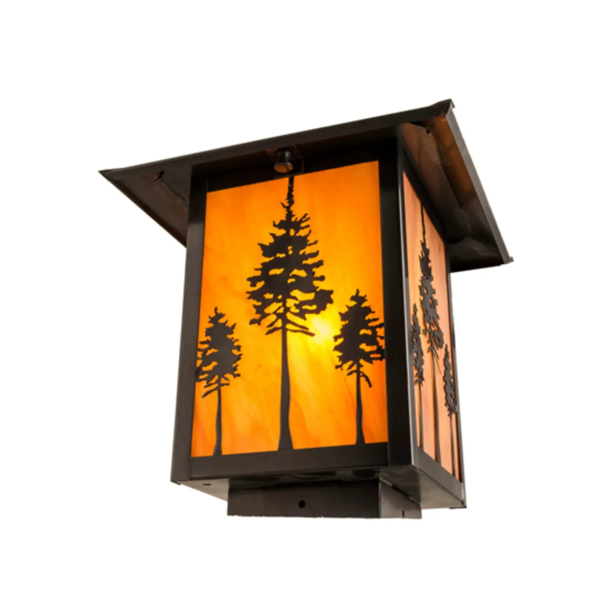 9"Sq Great Pines Deck Light – Craftsman Brown – Ambra Siena Idalight – Wet-Rated – Meyda Lighting Meyda Lighting