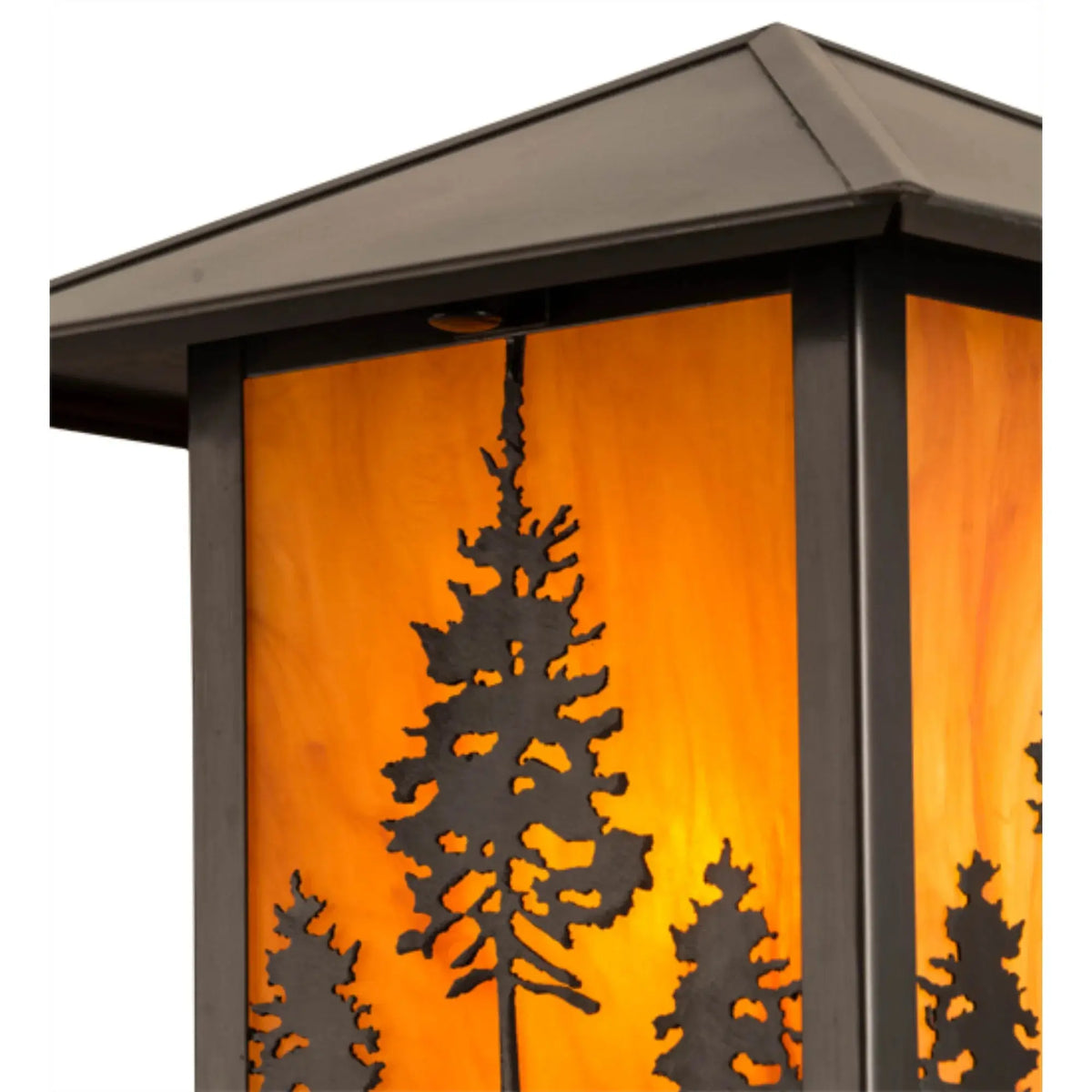 9"Sq Great Pines Deck Light – Craftsman Brown – Ambra Siena Idalight – Wet-Rated – Meyda Lighting Meyda Lighting