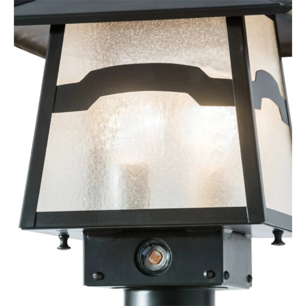 11.5" Square Stillwater Mountain View Post Mount – Craftsman Brown – Wet-Rated – Meyda Lighting Meyda Lighting